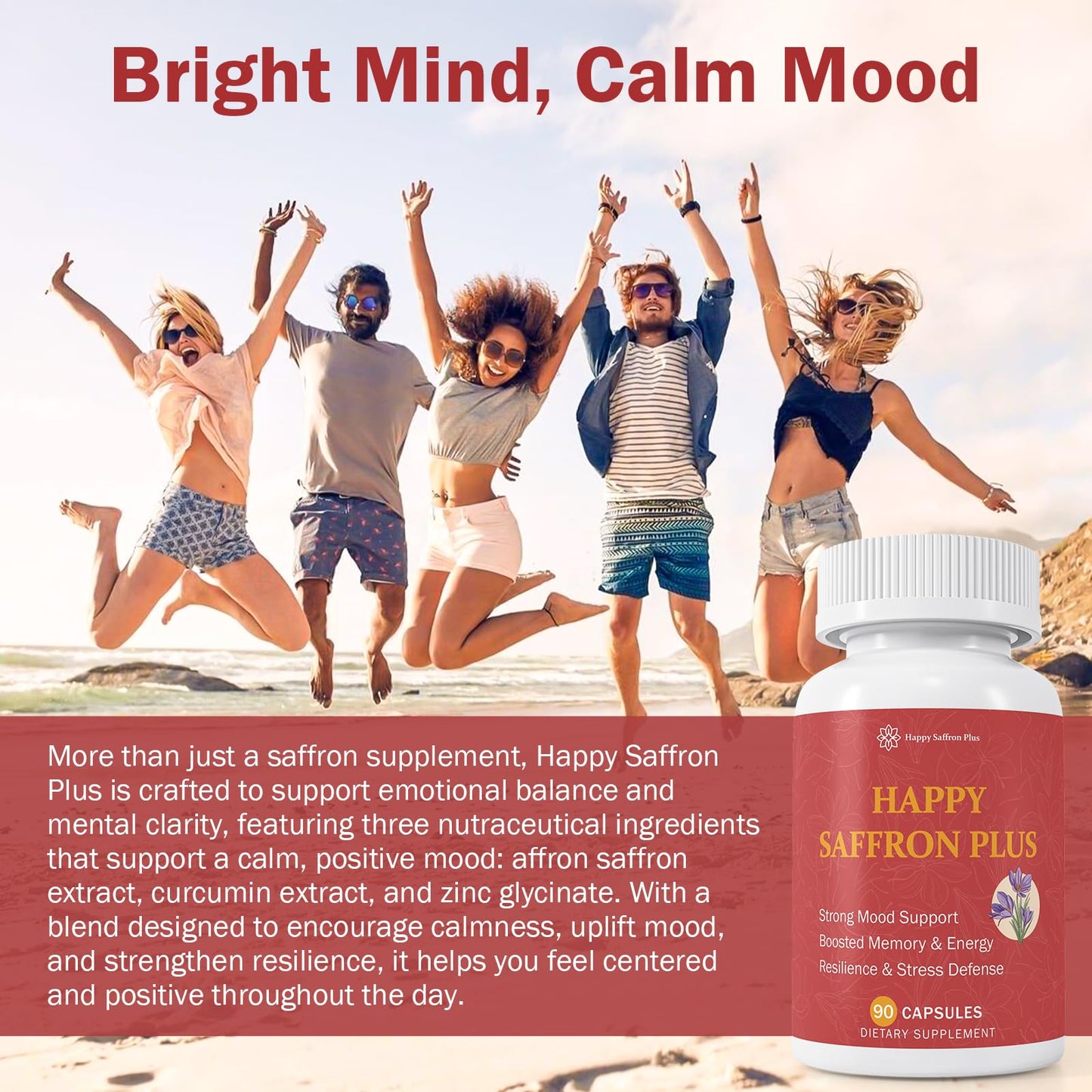 Happy Saffron Plus Capsule, 1 Count