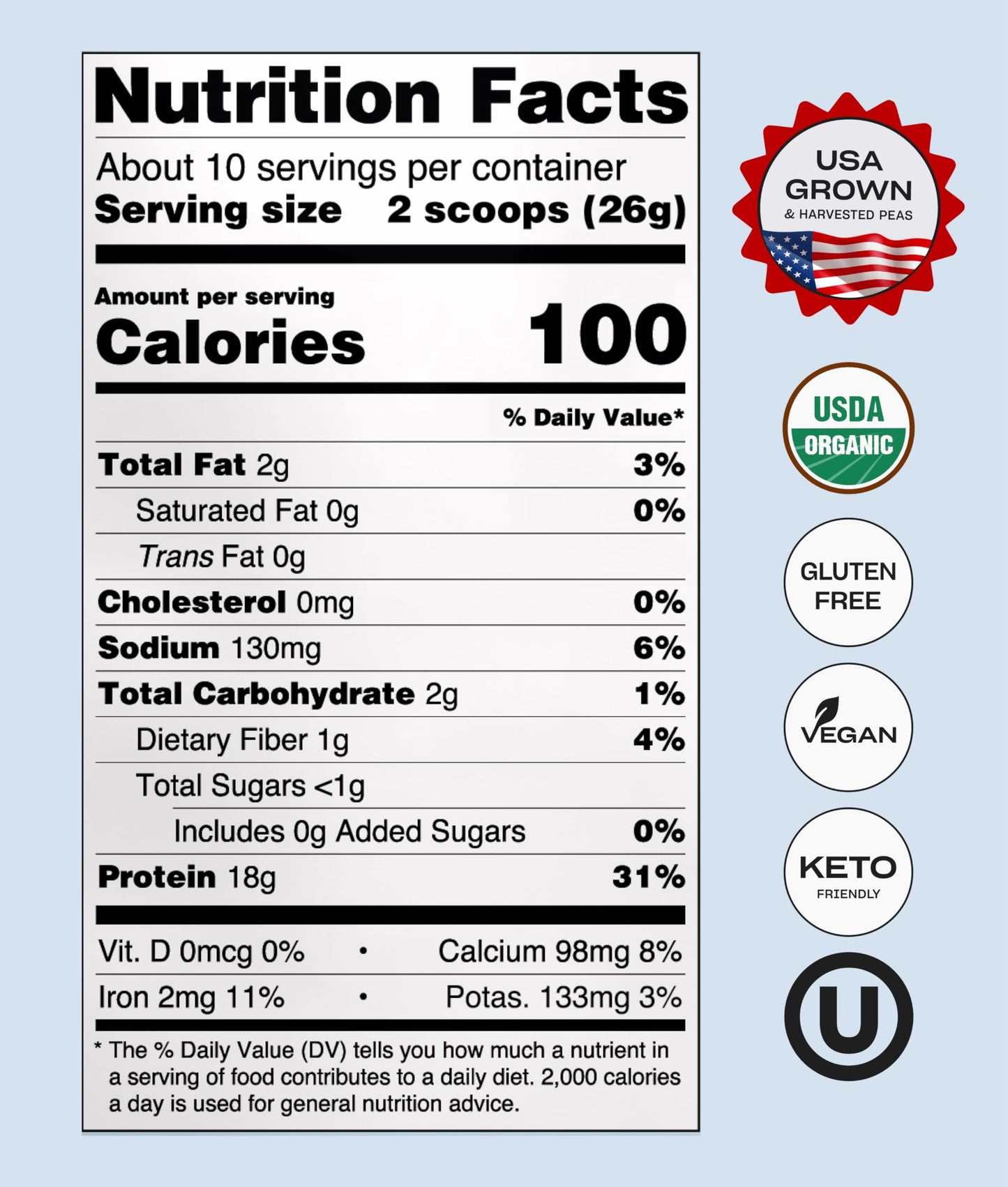 NUFYX Heavenly Protein Powder Creamy Vanilla 9.1 Ounce (20 Scoops)
