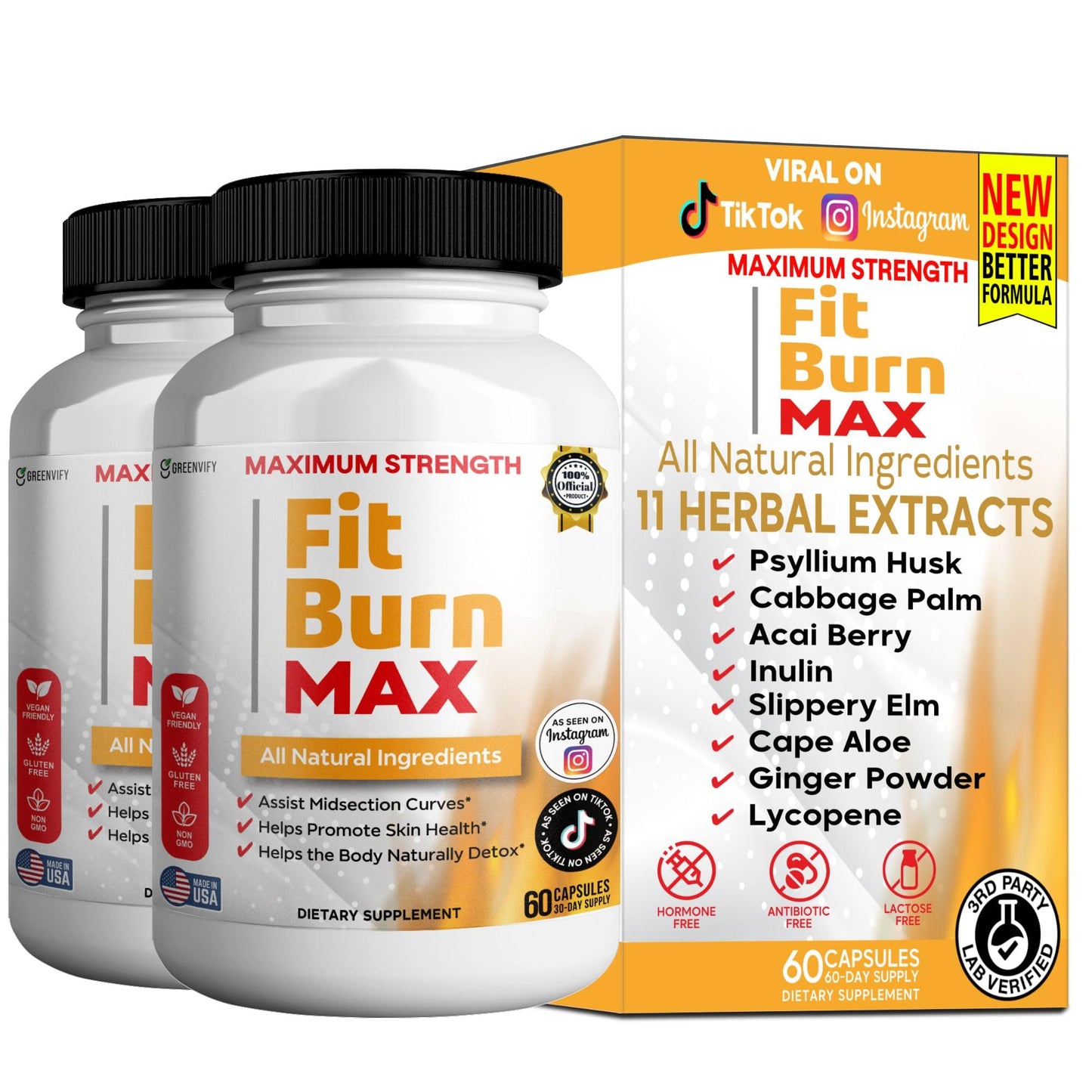 GREENVIFY Fit Burn Max 60 Capsules