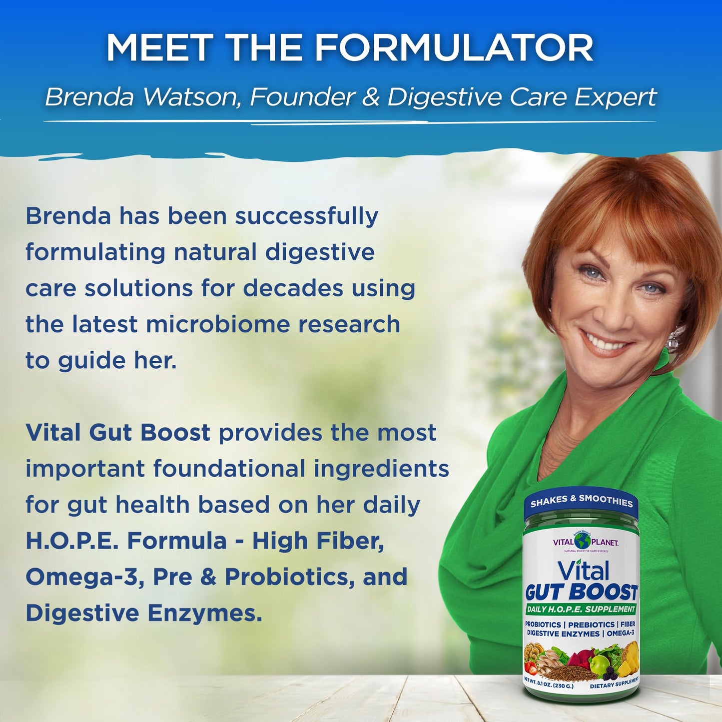 Vital Planet Vital Gut Boost Powder, 8.1 oz