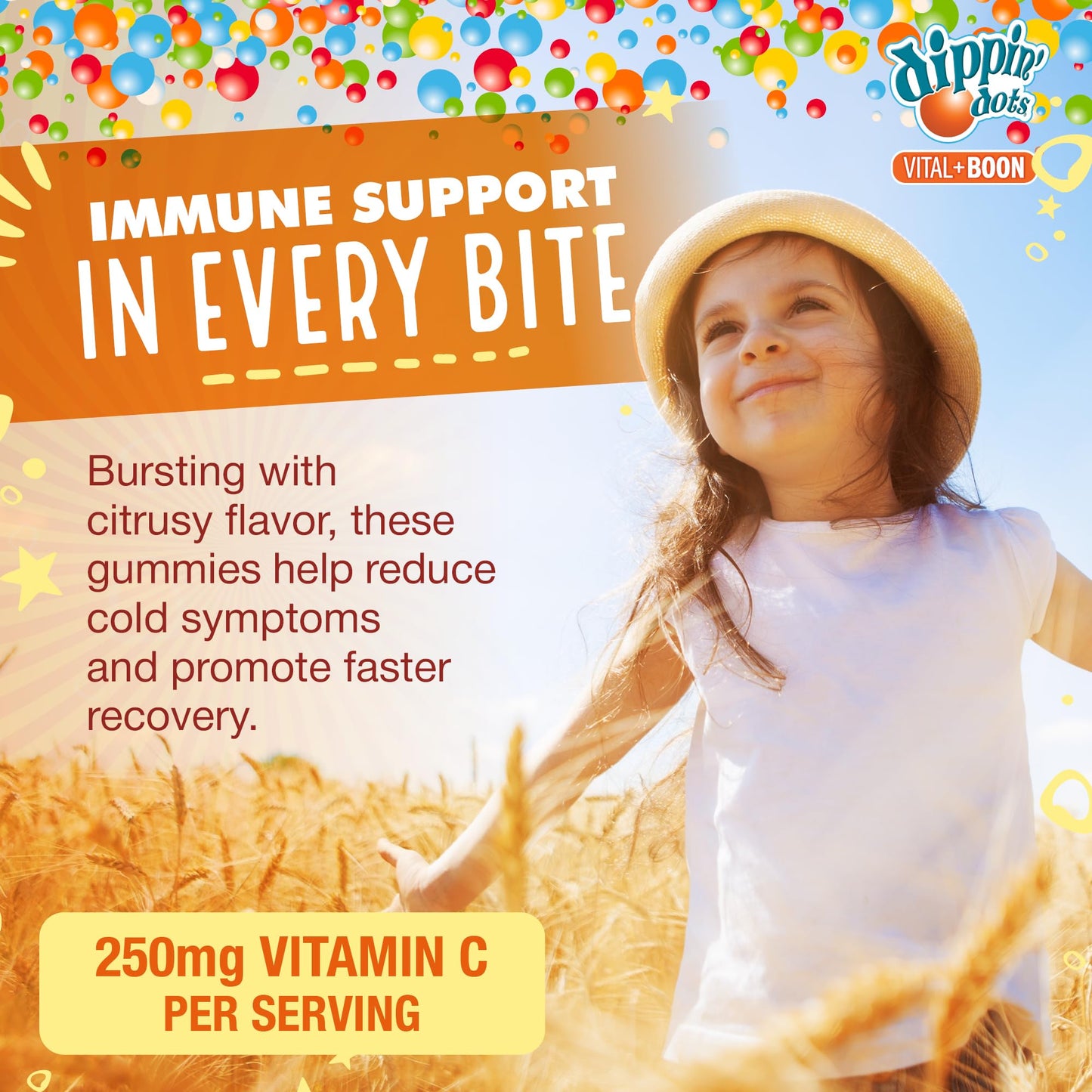 Vital+Boon Vitamin C 250 mg Maximum Strength Gummies 60 Count