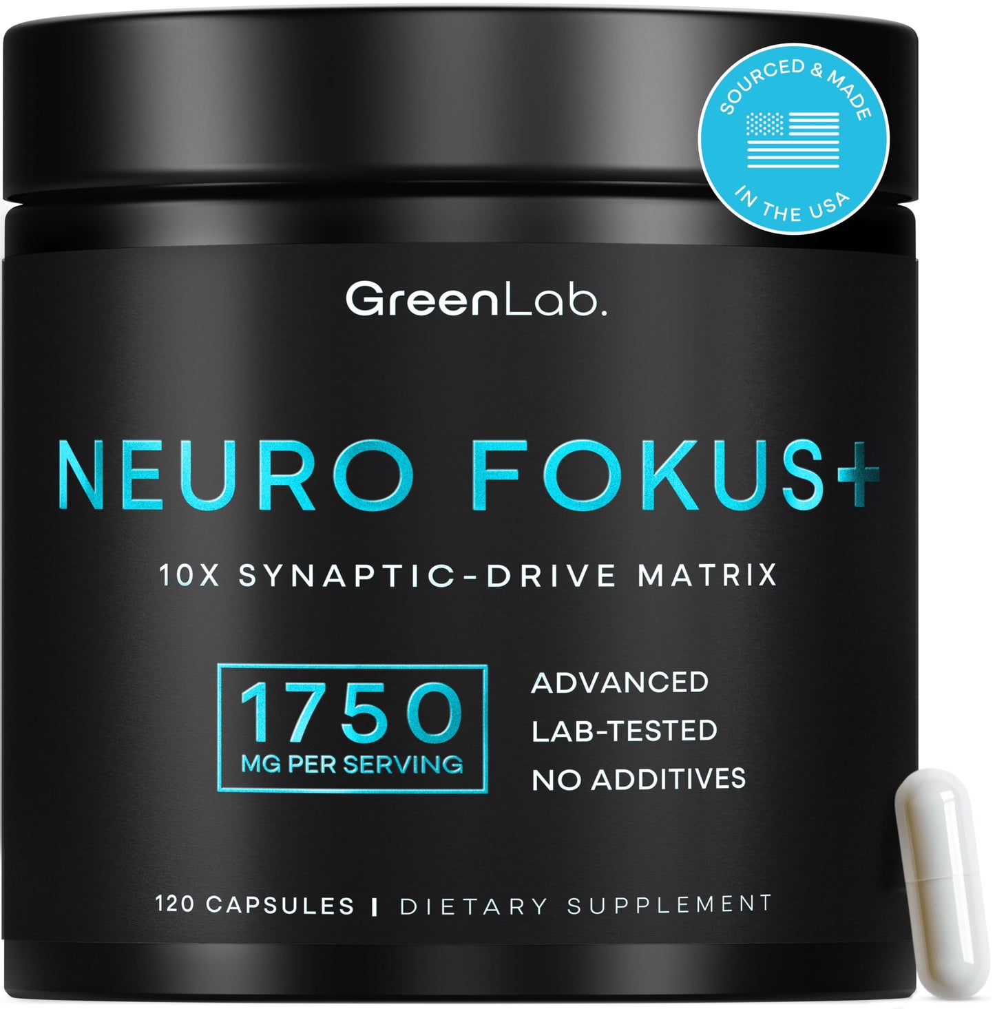 GreenLab NEURO FOKUS+ Capsule 180 Count