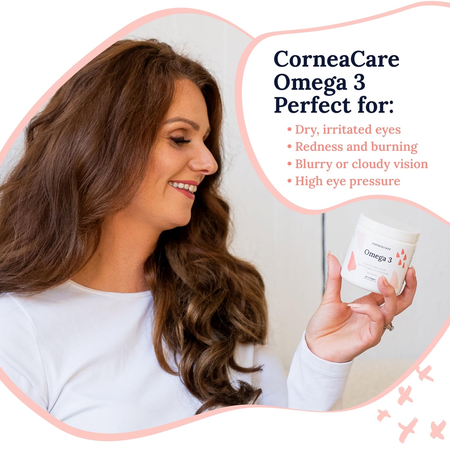 CorneaCare Triple Strength Omega 3 Softgels 60