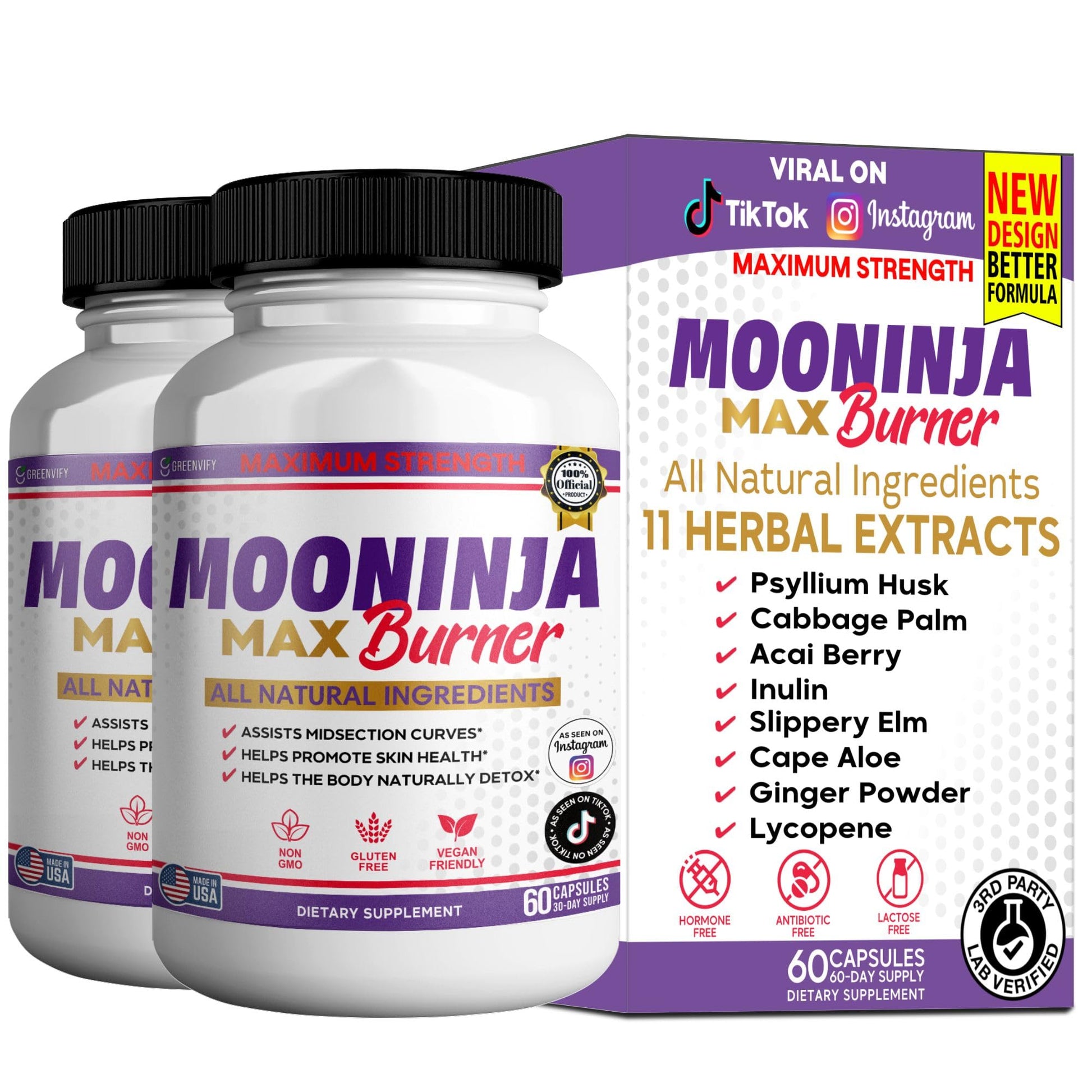 GREENVIFY Mountia Max Burner, 120 Capsules