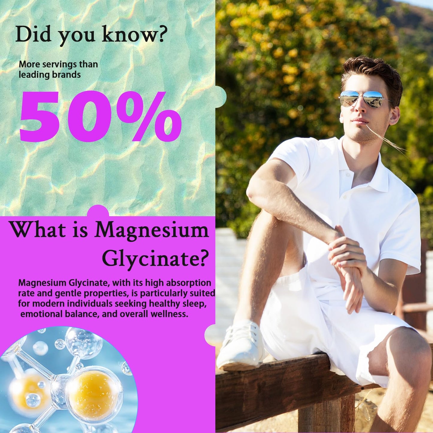 Irotahe Magnesium Glycinate Gummies 600mg Gummy 1 Count