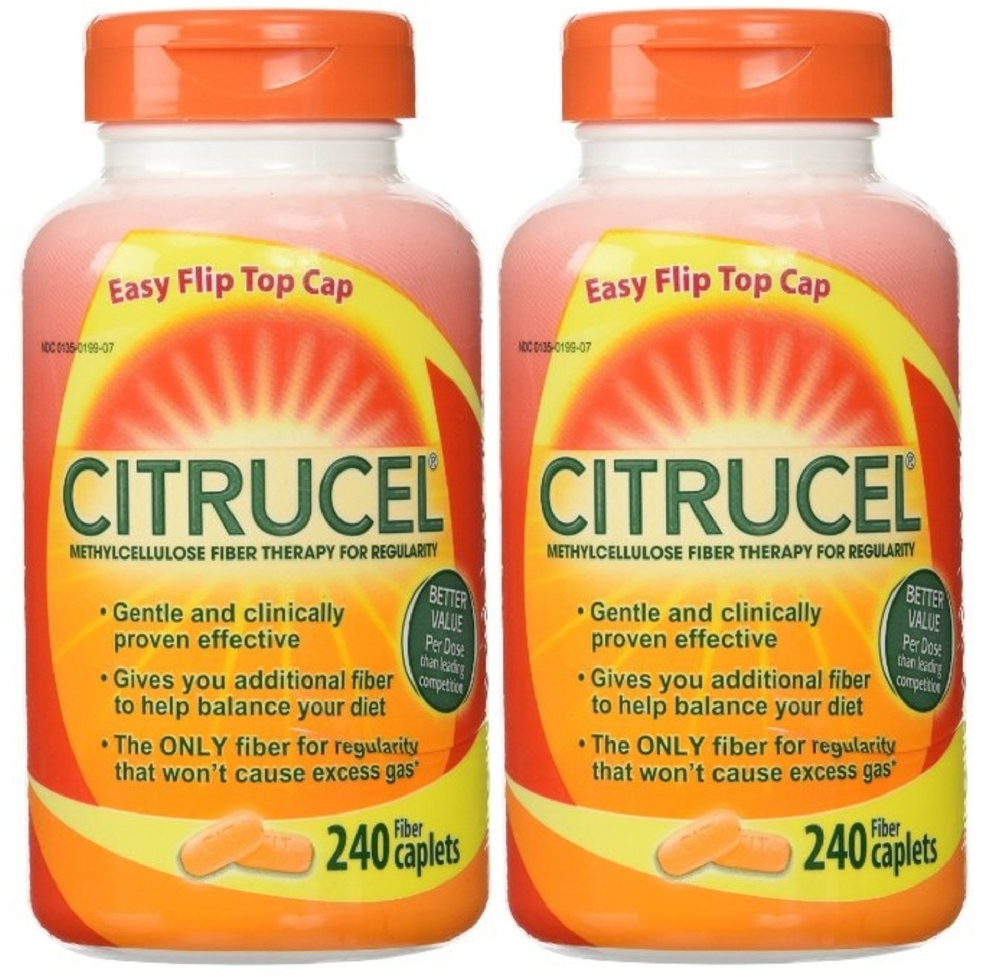 CITRUCEL Fiber Therapy Caplets, 480 Count
