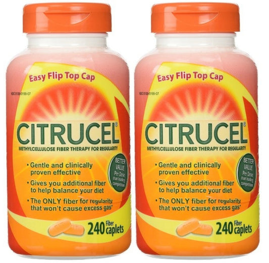 CITRUCEL Fiber Therapy Caplets, 480 Count