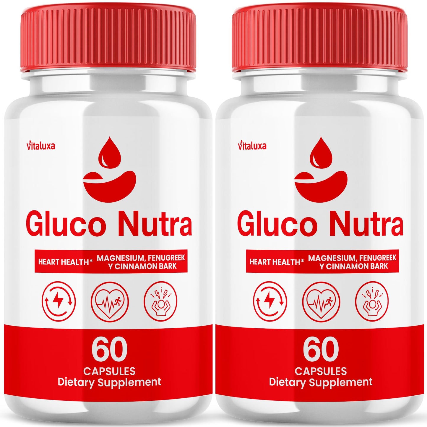 Vitaluxa Gluco Nutra Capsules, 120 Capsules