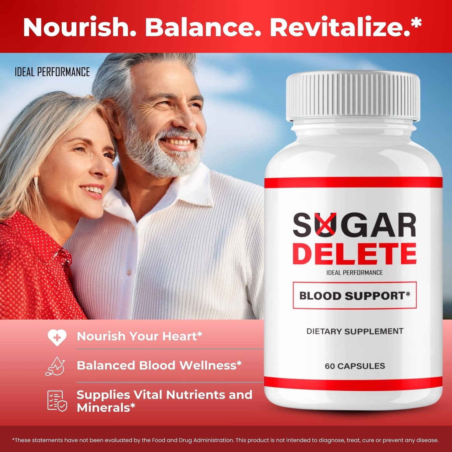 IDEAL PERFORMANCE Sugar Delete Capsule 60 Count