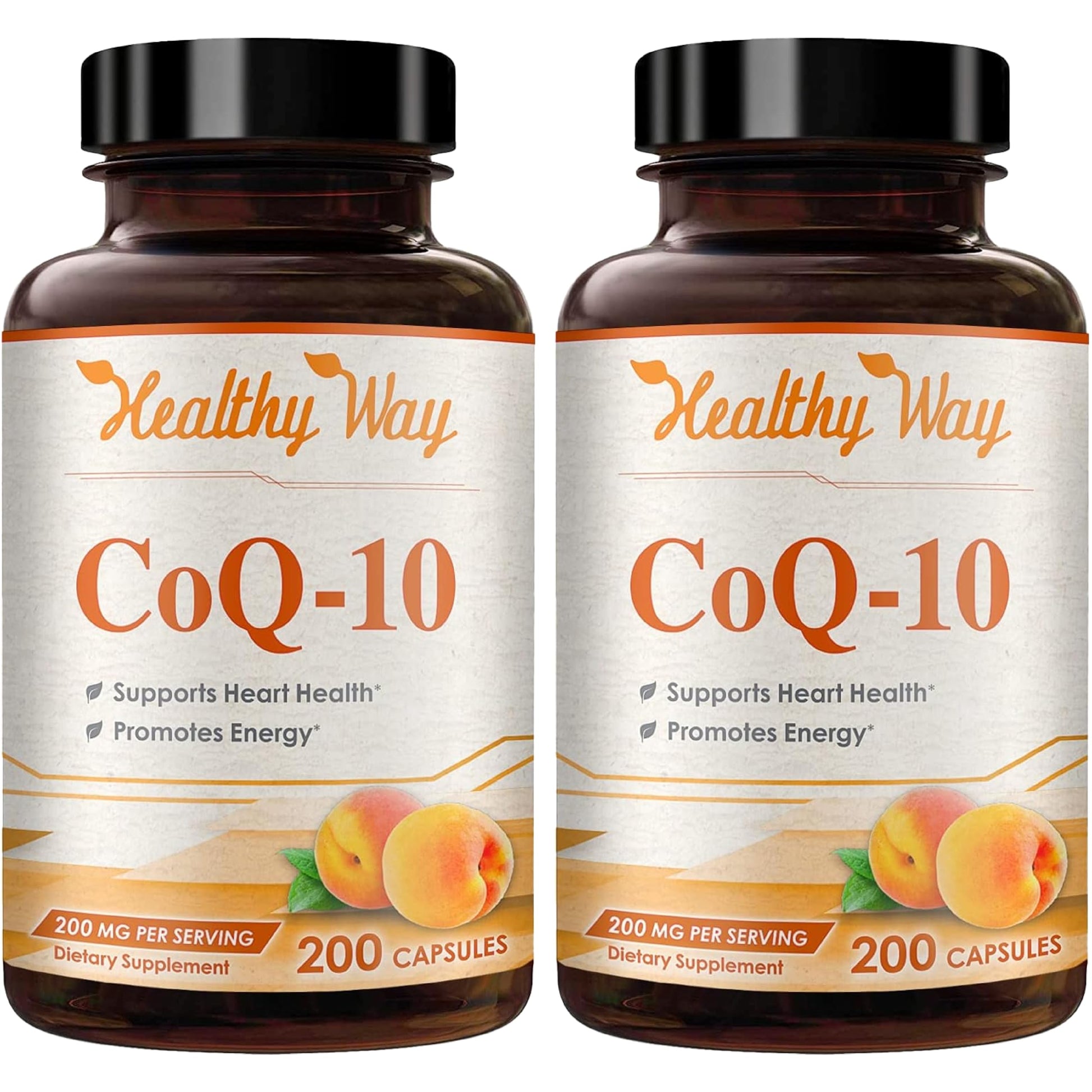 HealthyWayRx Coenzyme Q10 200mg CoQ10 Supplement Capsule 200 Capsules