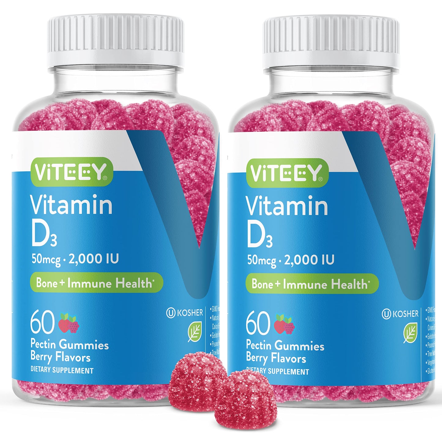 Viteey Vitamin D3 Gummies 120 Count