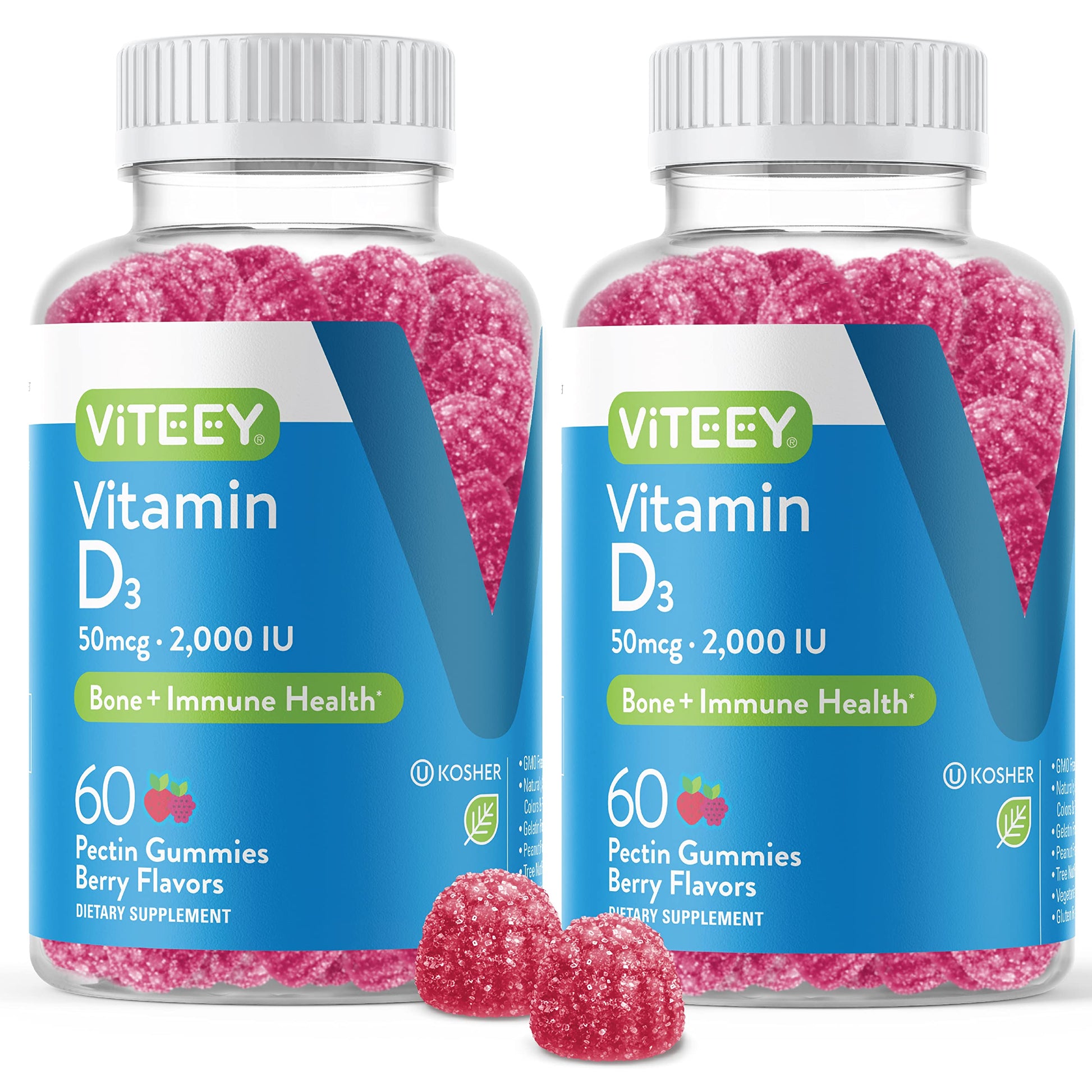 Viteey Vitamin D3 Gummies 120 Count