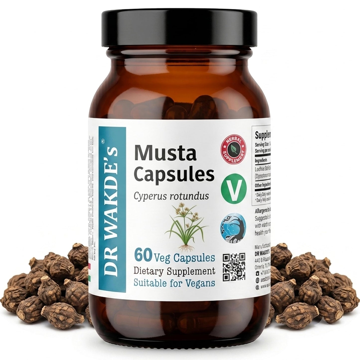DR WAKDE'S Musta Capsules, 60 Capsules