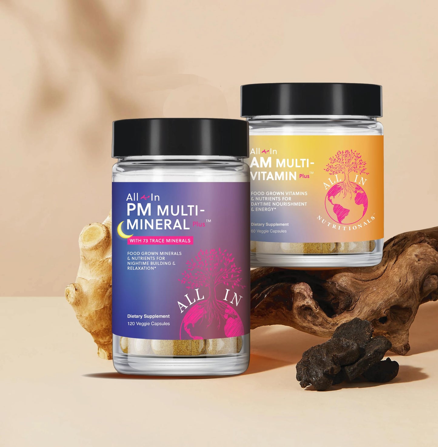All In Nutritionals PM Multi-Mineral+ Tablet, 120 Count