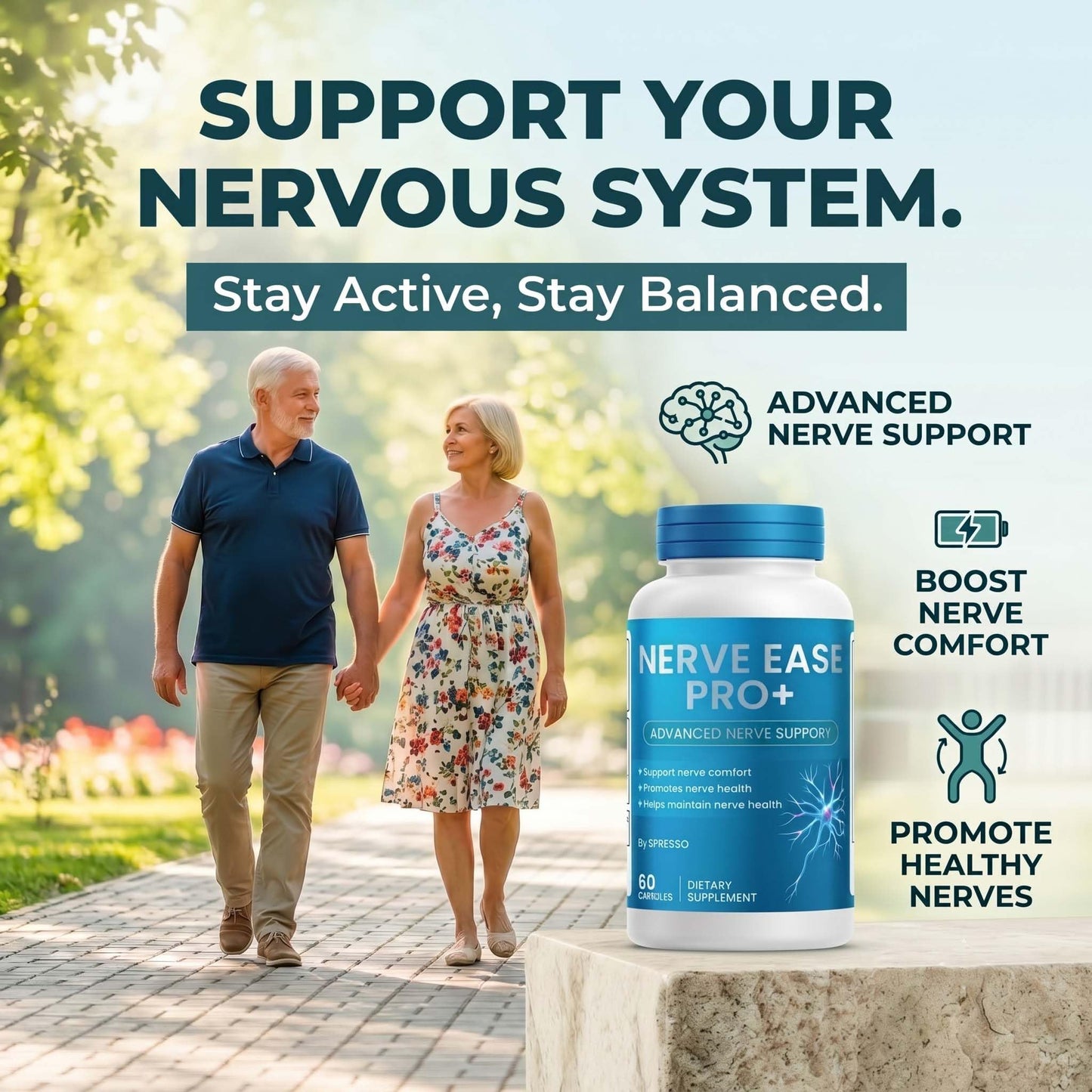 SPRESSO Nerve Ease Capsules 300 Capsules