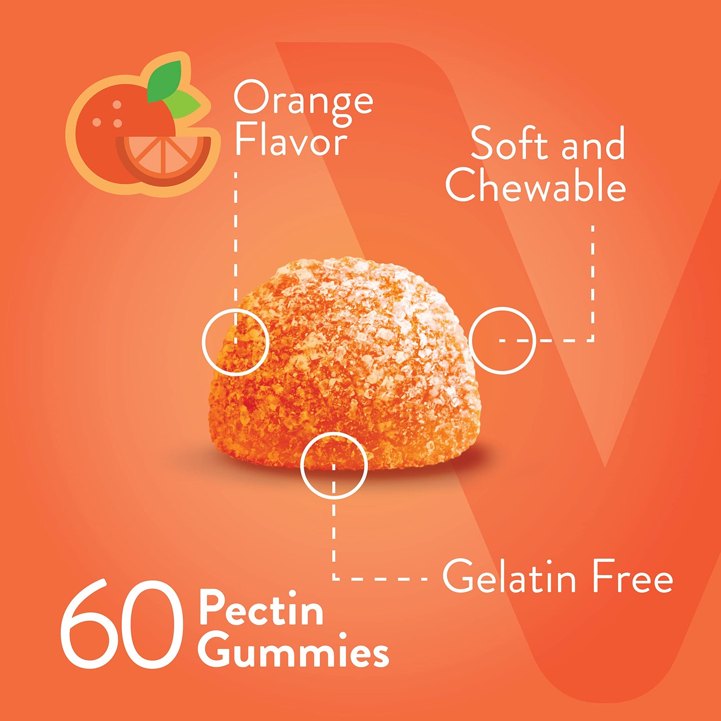 Viteey Vitamin C Gummies with Zinc & Echinacea, 60 Count