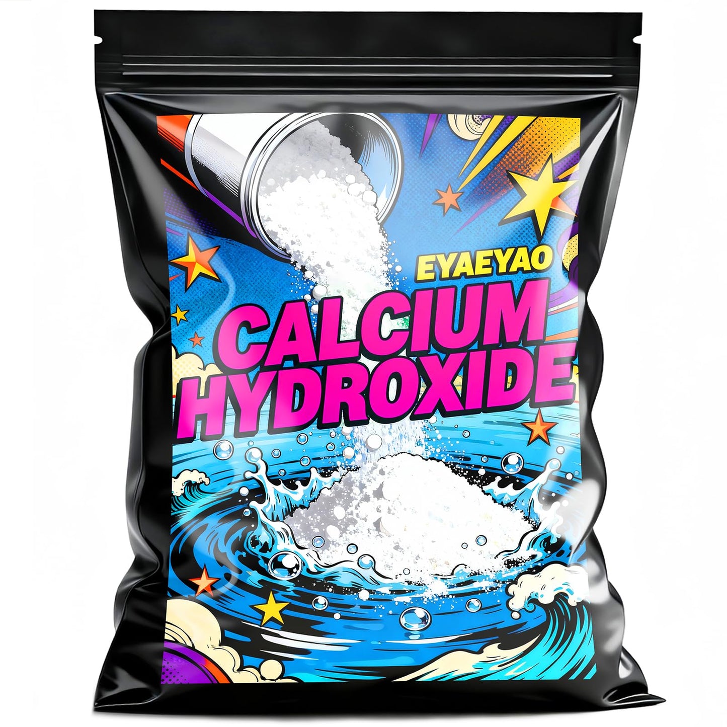 Eyaeyao Industrial Grade Calcium Hydroxide Slaked Lime Powder, 16 oz