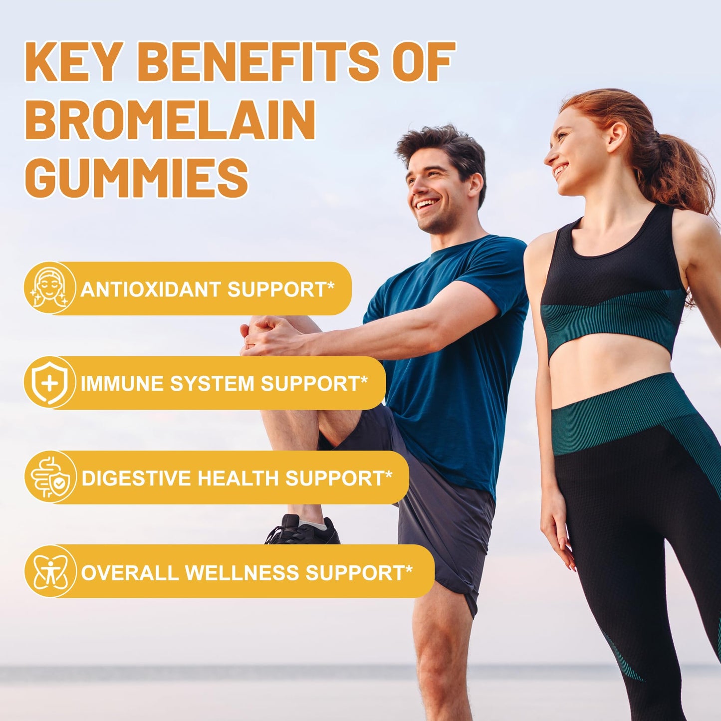Agumoon Bromelain Supplement 120 Gummies