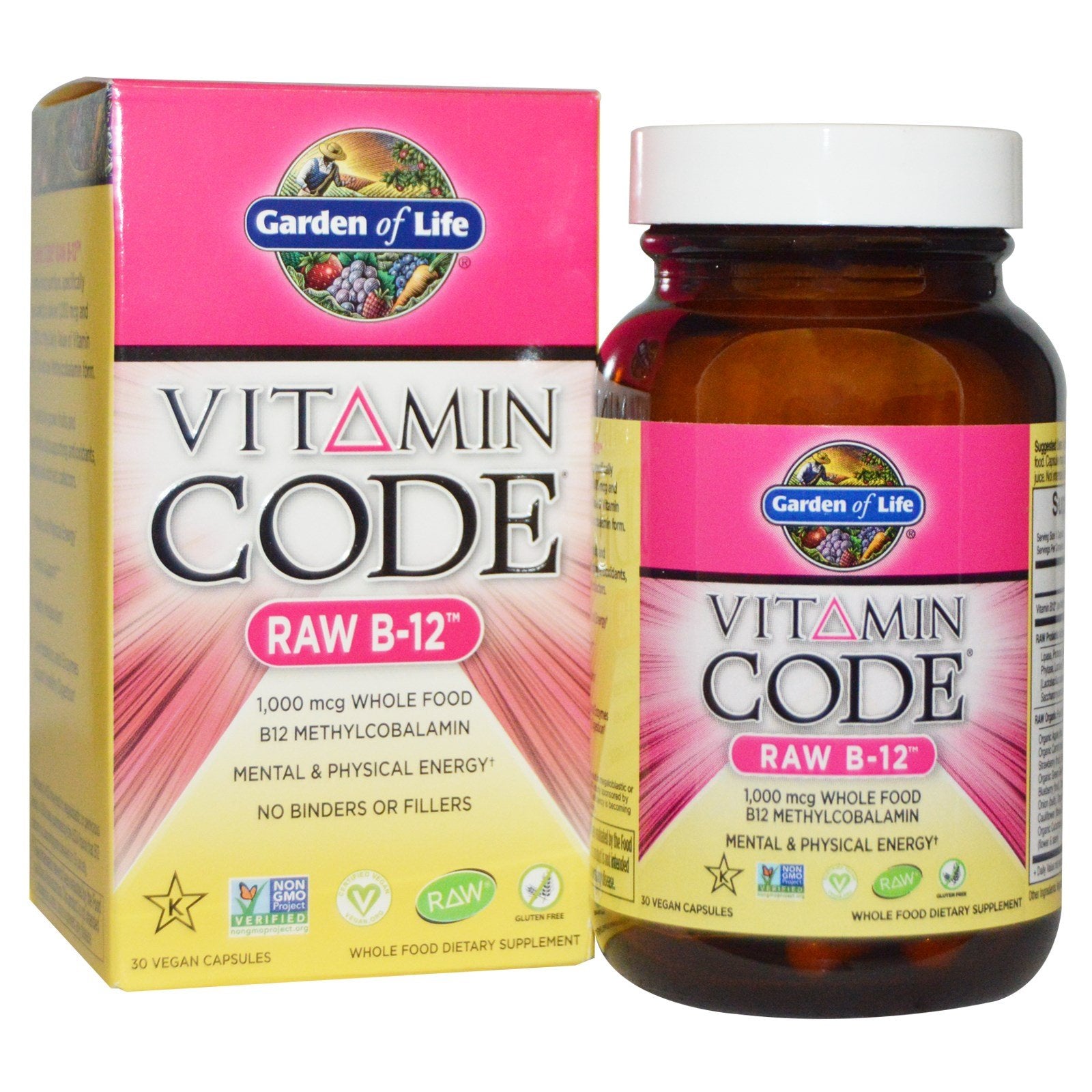 Garden of Life Vitamin Code Vitamin B12 Capsule 60 Capsules