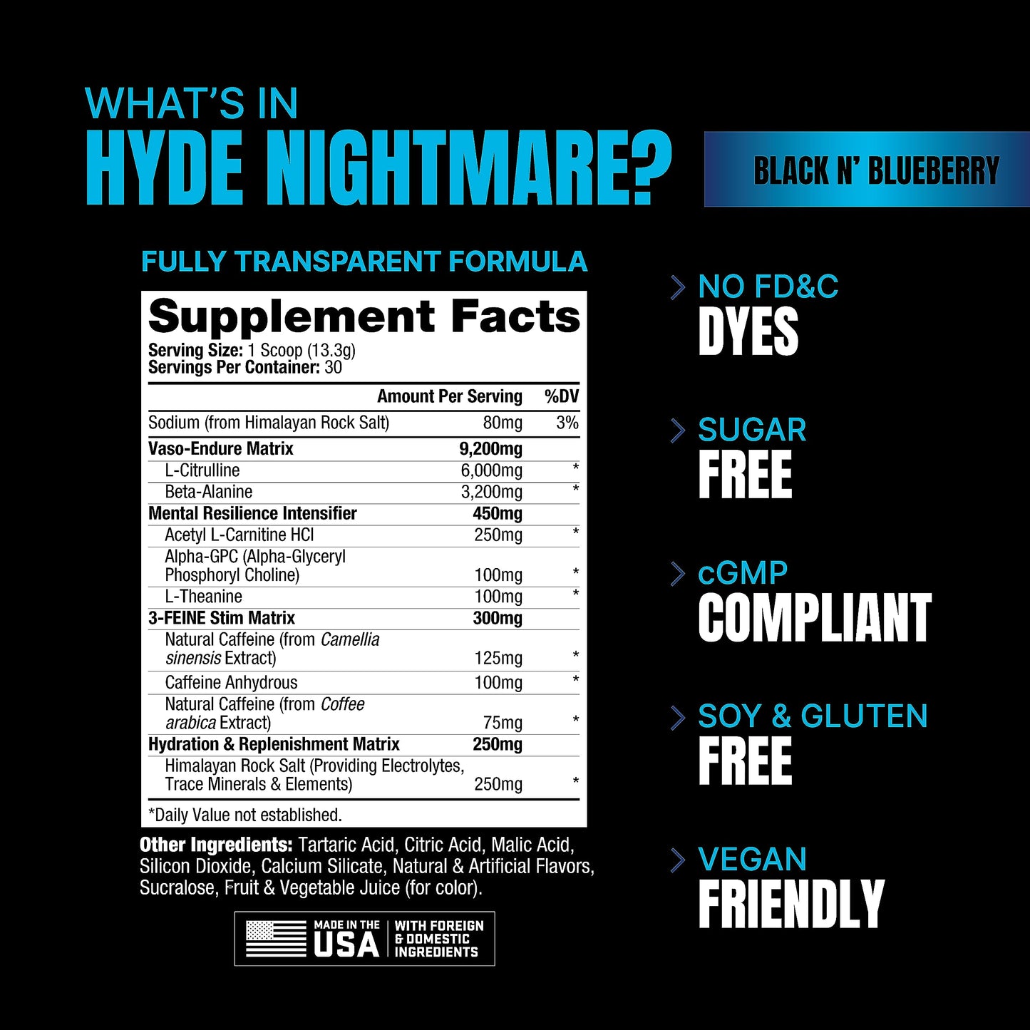 ProSupps Hyde Nightmare Pre-Workout Powder 11 Servings