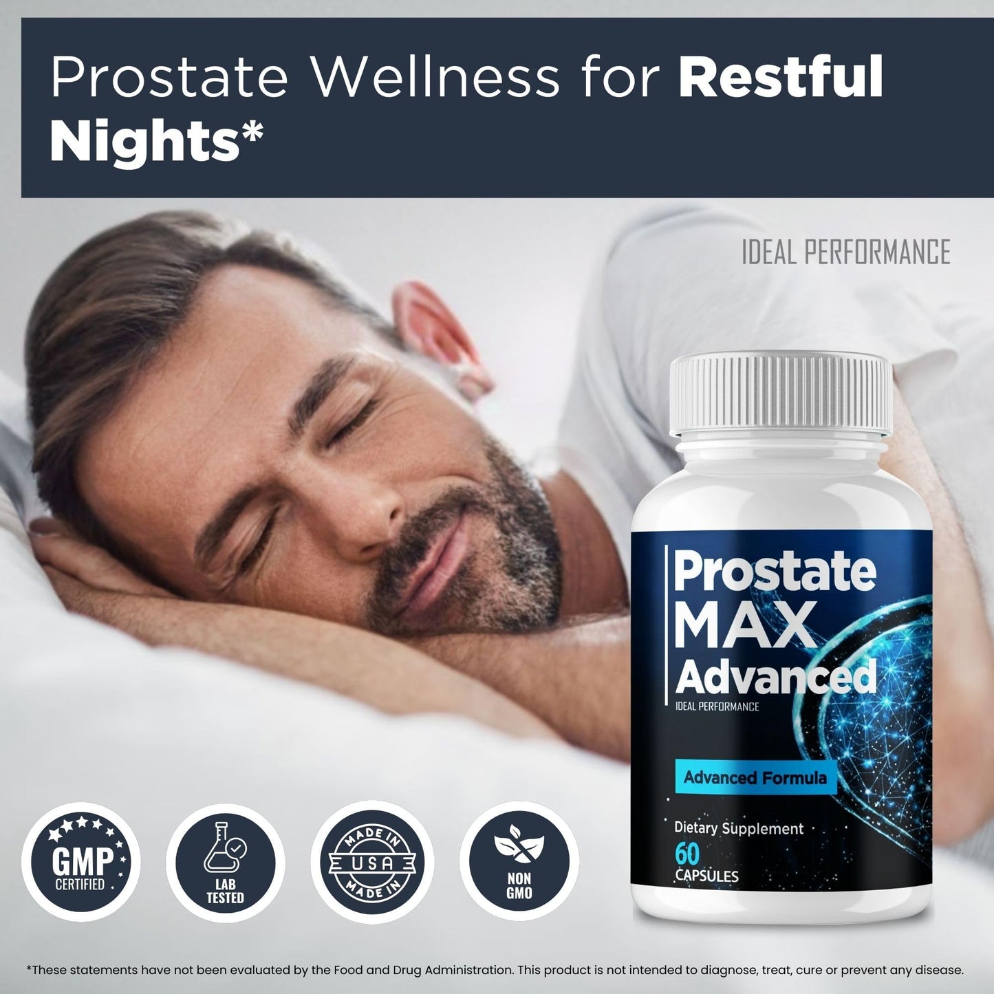 IDEAL PERFORMANCE Prostate Max Advanced Capsules for Men Gummy 180