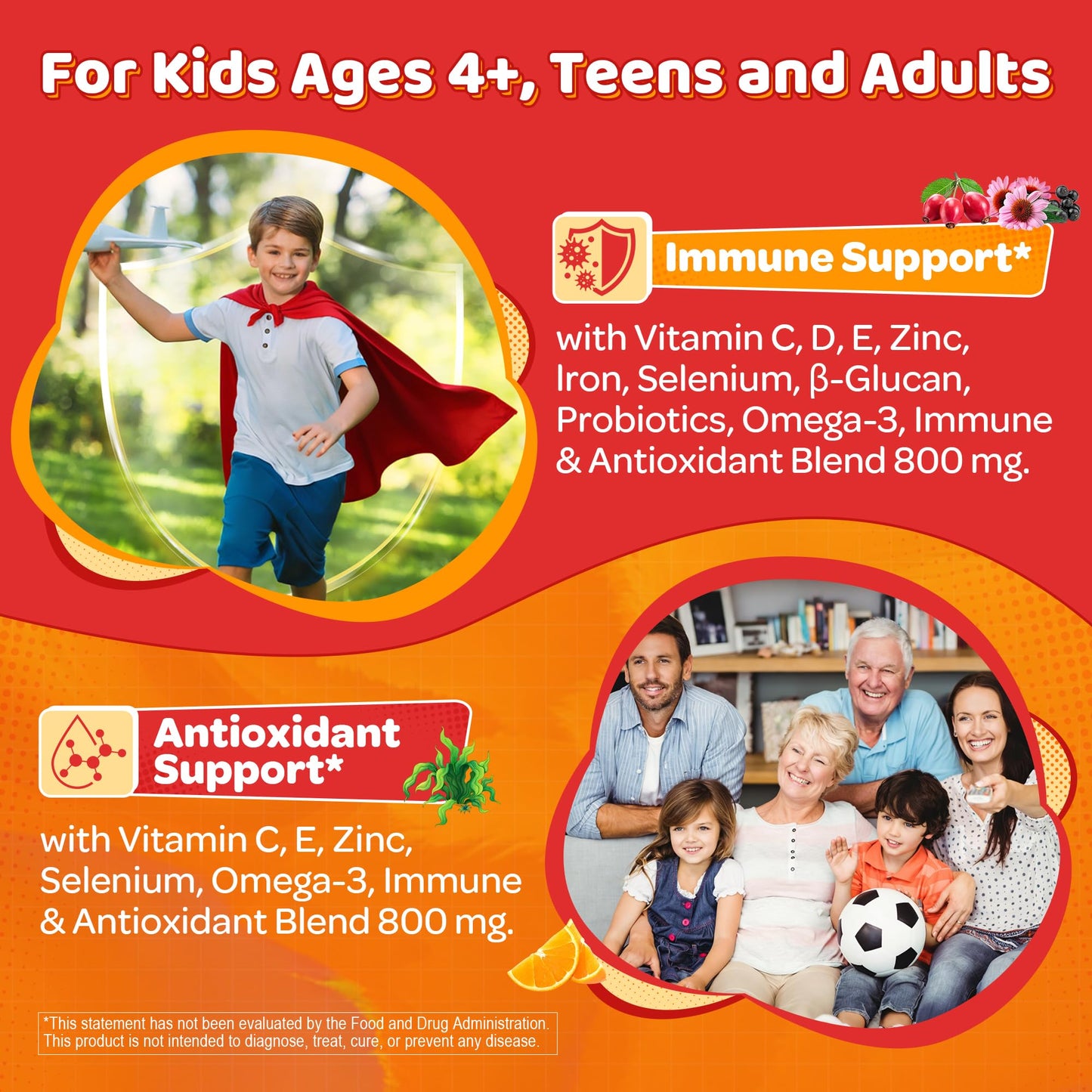 LILICARE Liposomal Vitamin C 500mg Gummies 60 Count