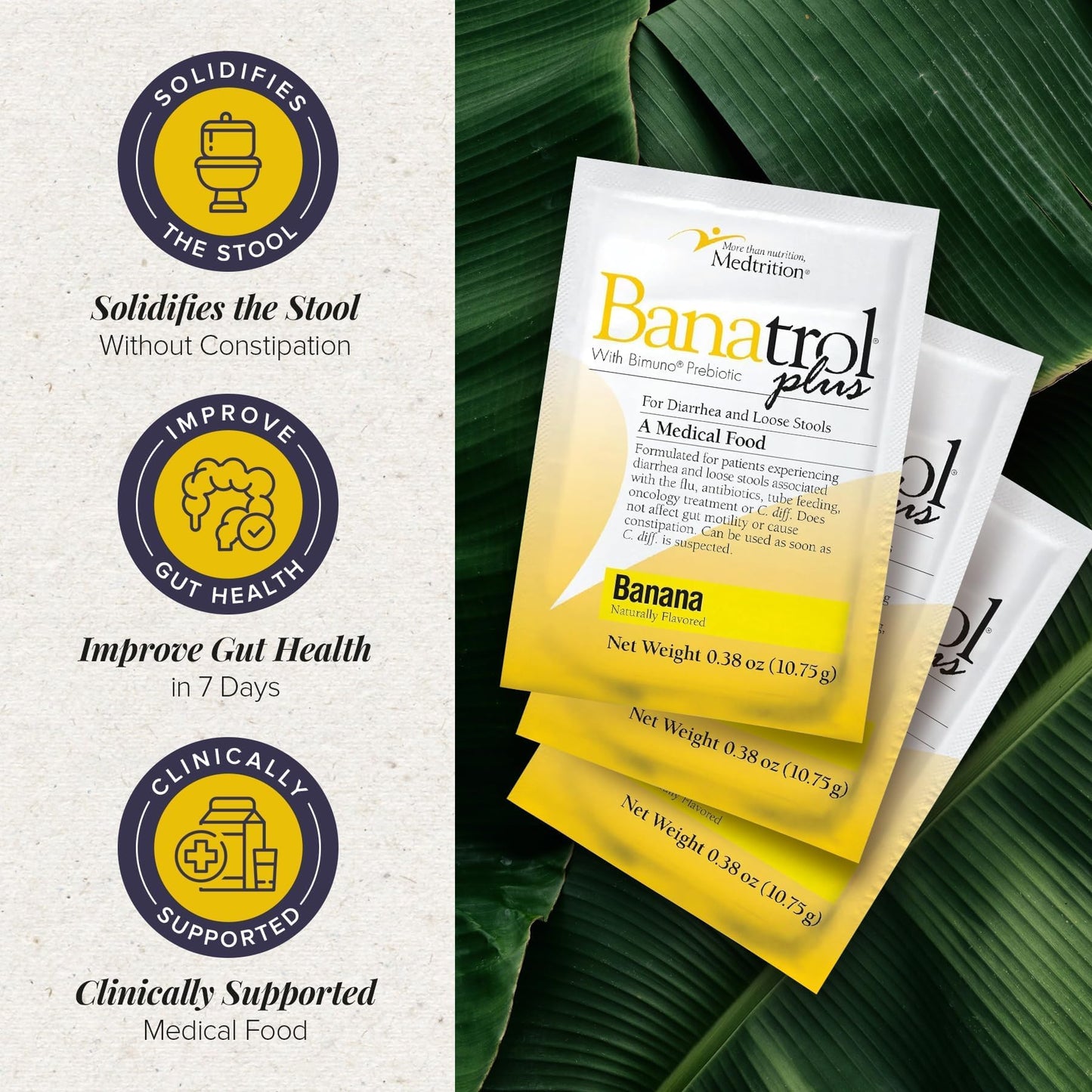 Banatrol Plus Banana Flavor 5 Gram Powder, 1 Packet