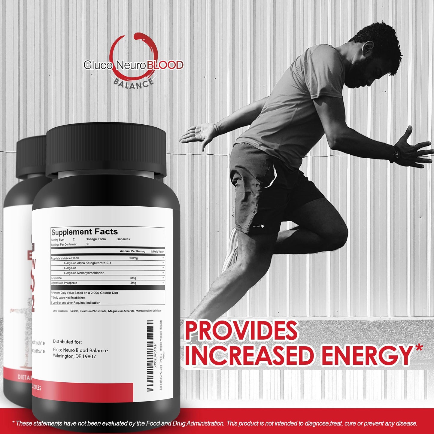 Bloodflow Gluco Type 2 Blood Flow Support Capsule, 1 Capsule