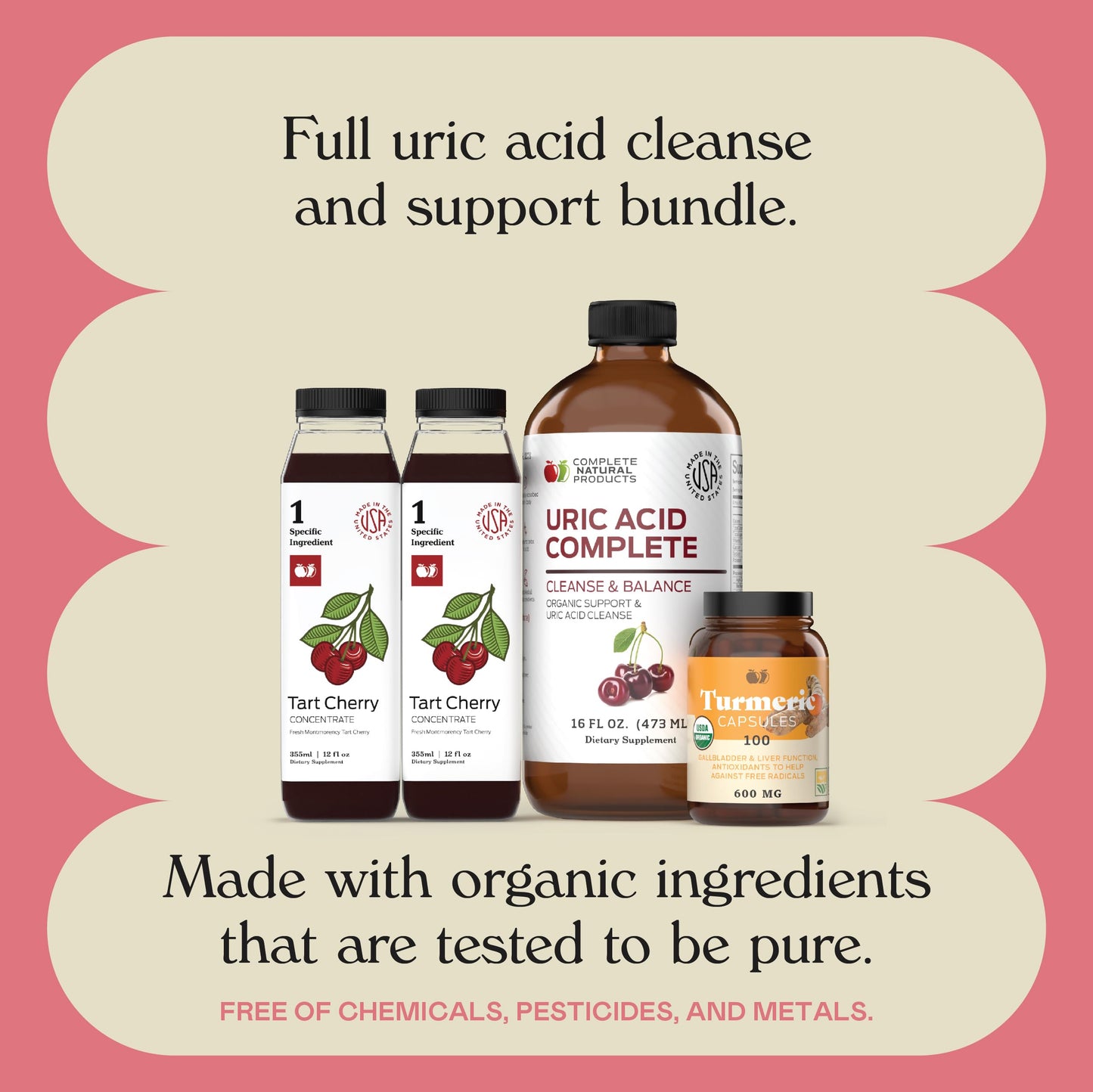 Complete Natural Products Uric Acid Cleanse Bundle Capsule 1