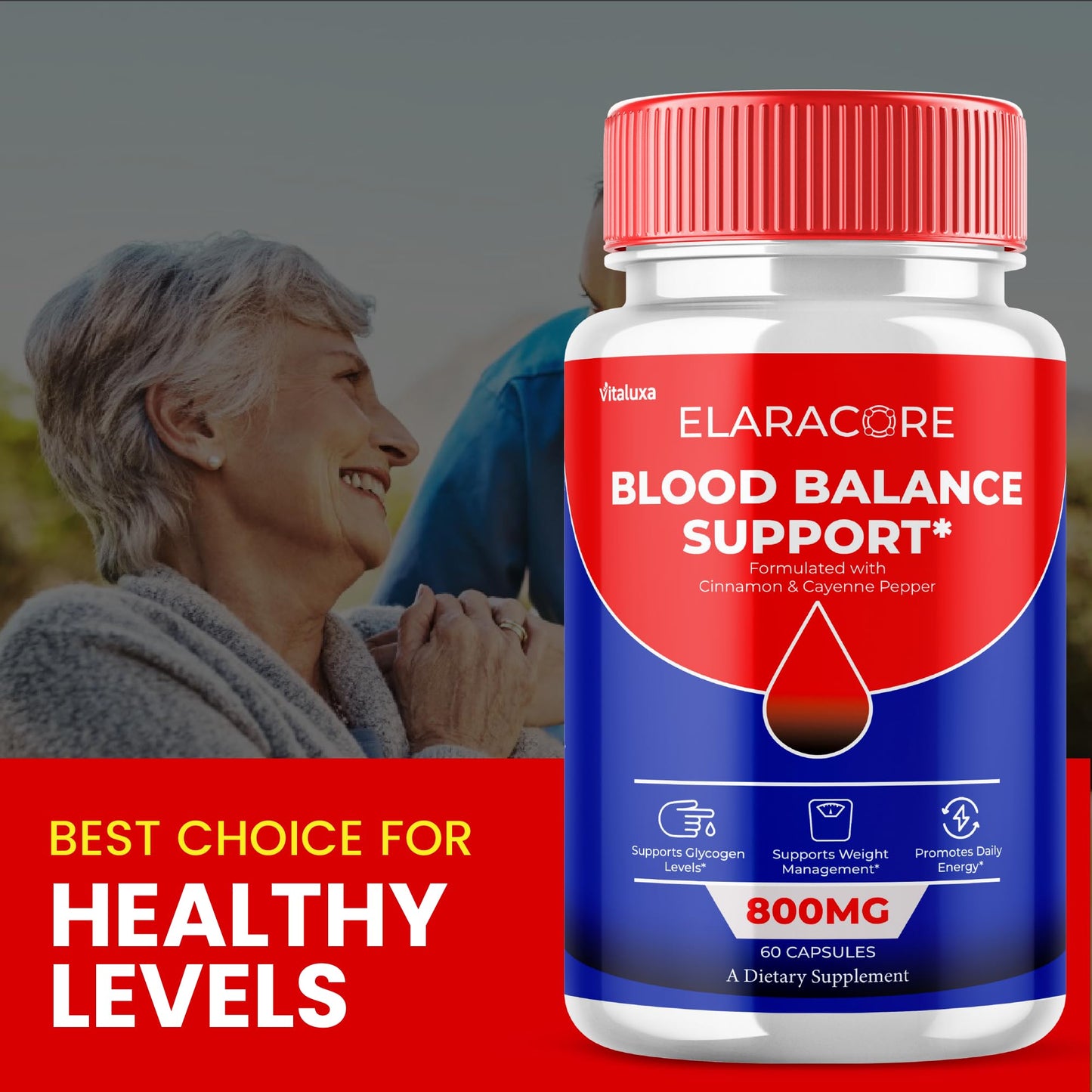 Vitaluxa Elaracore Blood Capsules 120 Capsules