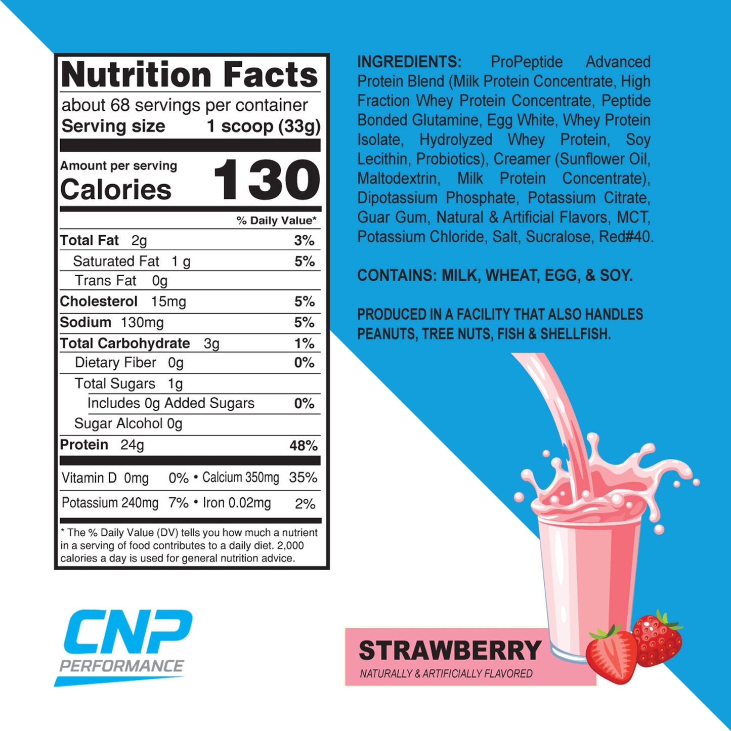 CNP Performance ProPeptide Powder 80 Ounces