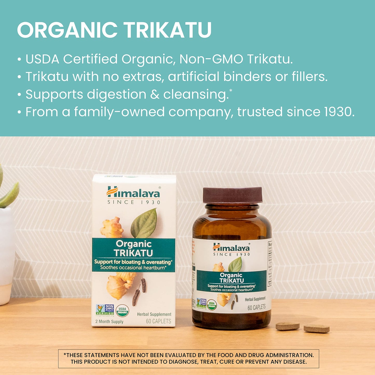 Himalaya Organic Trikatu Caplets 60