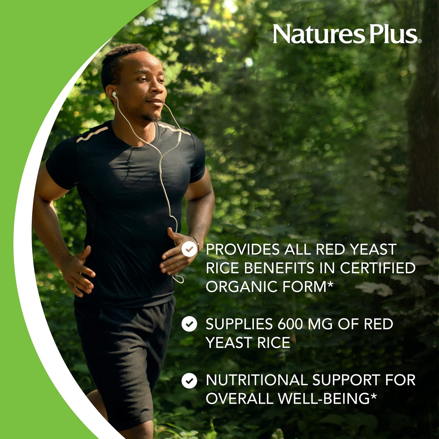 Nature's Plus Source of Life Garden Red Yeast Rice Capsules 60
