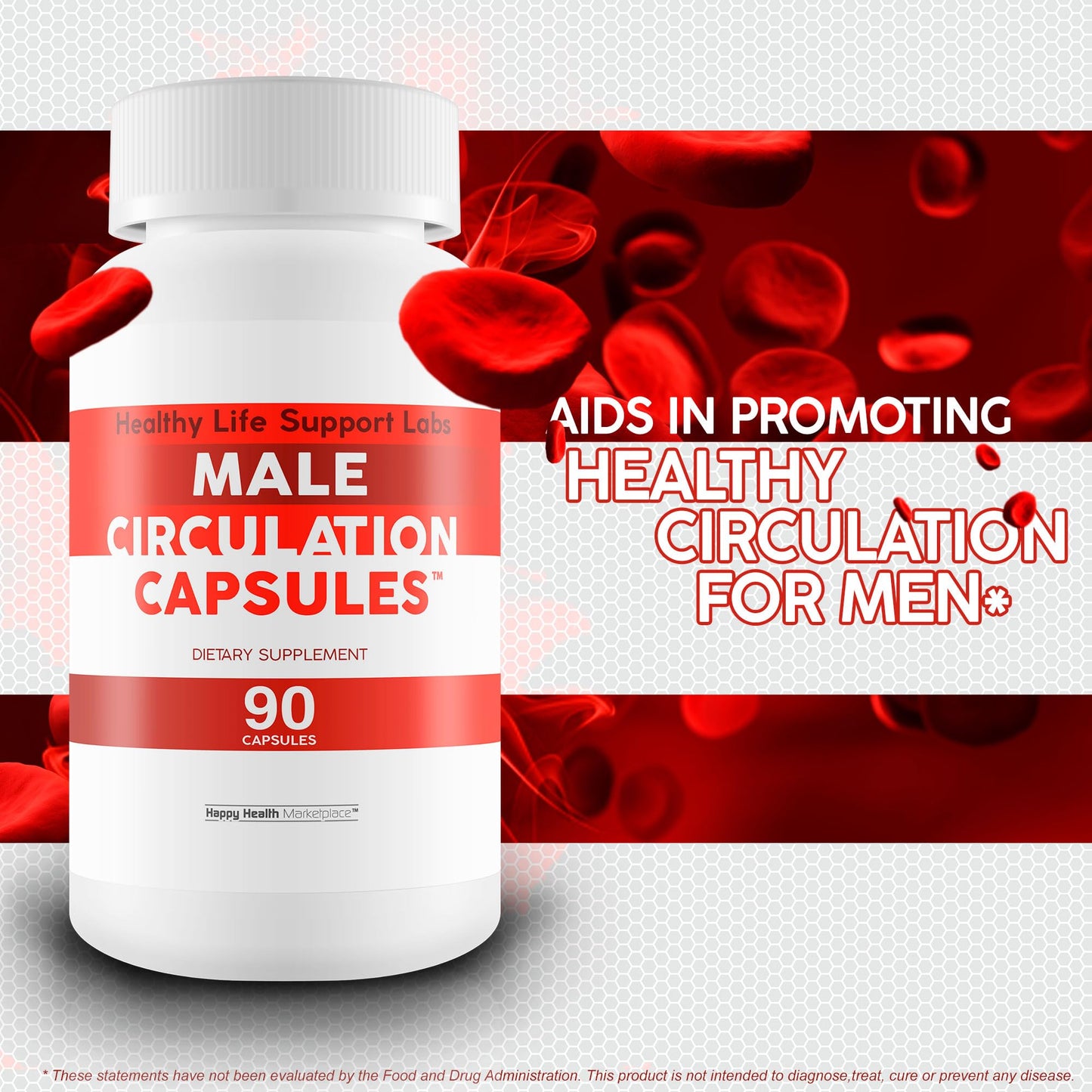Happy Health Marketplace Bloodflow Booster 90 Capsules