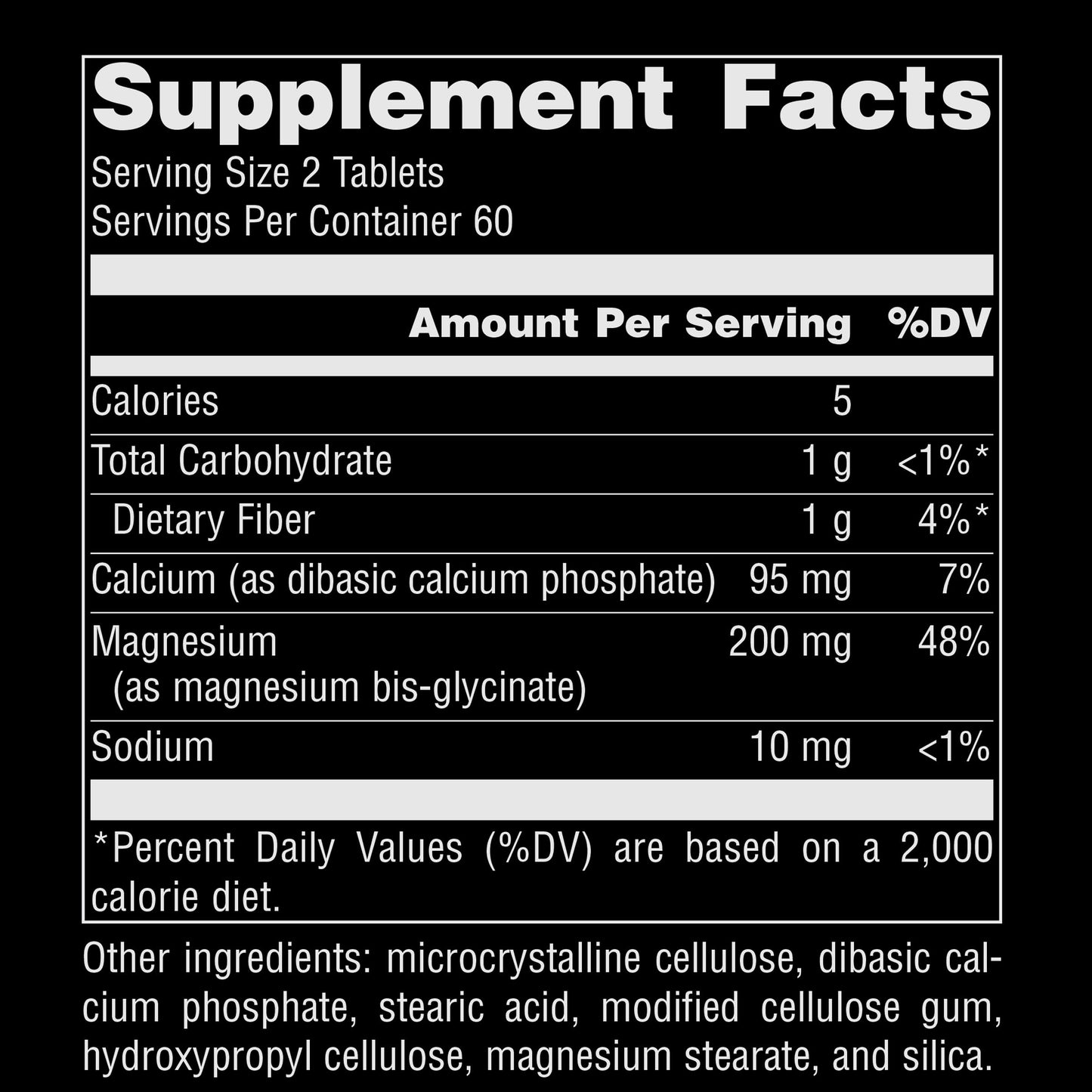 Genexis Magnesium Glycinate 200mg Tablets, 120 Tablets
