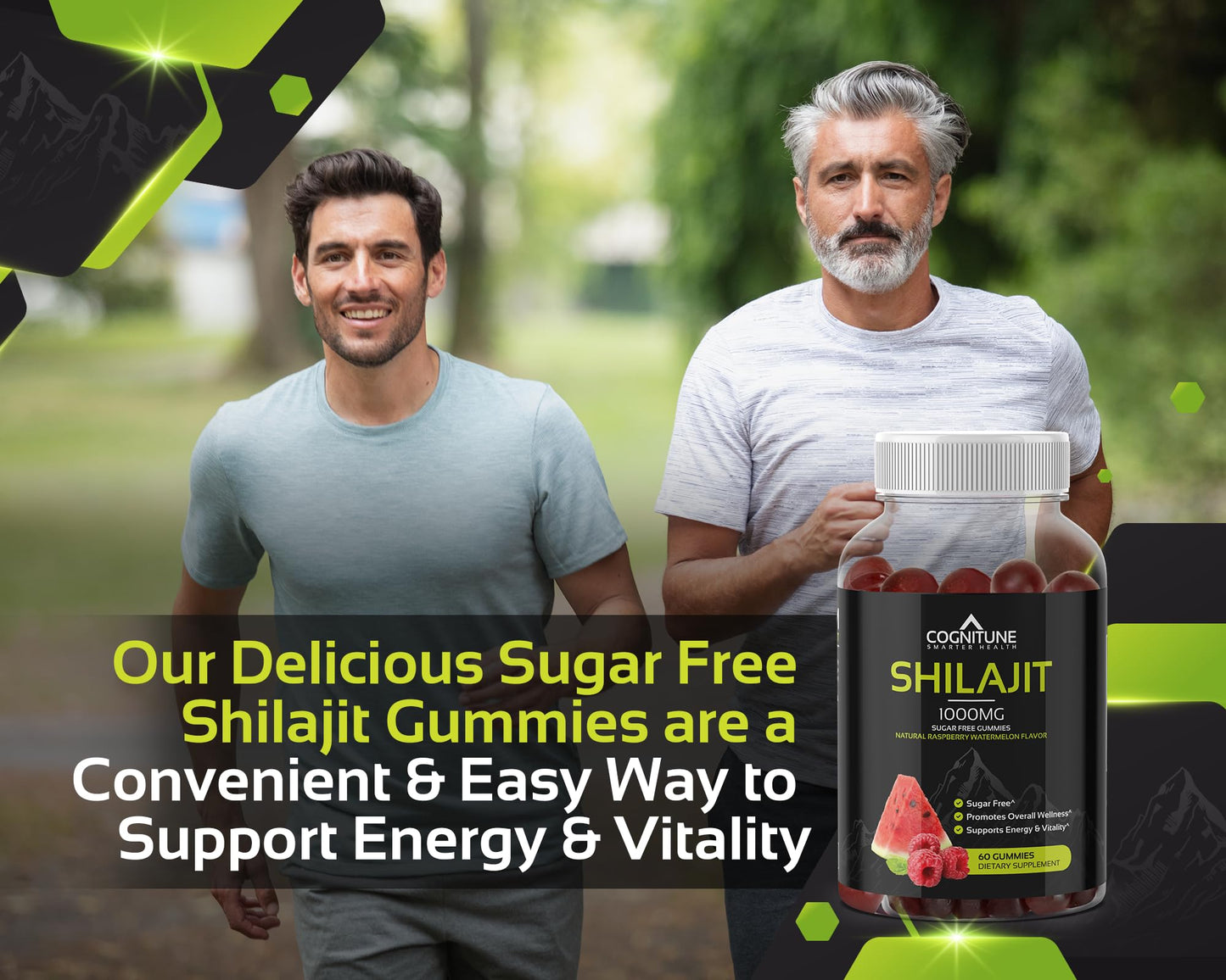 CogniTune Shilajit Gummies 60 Count