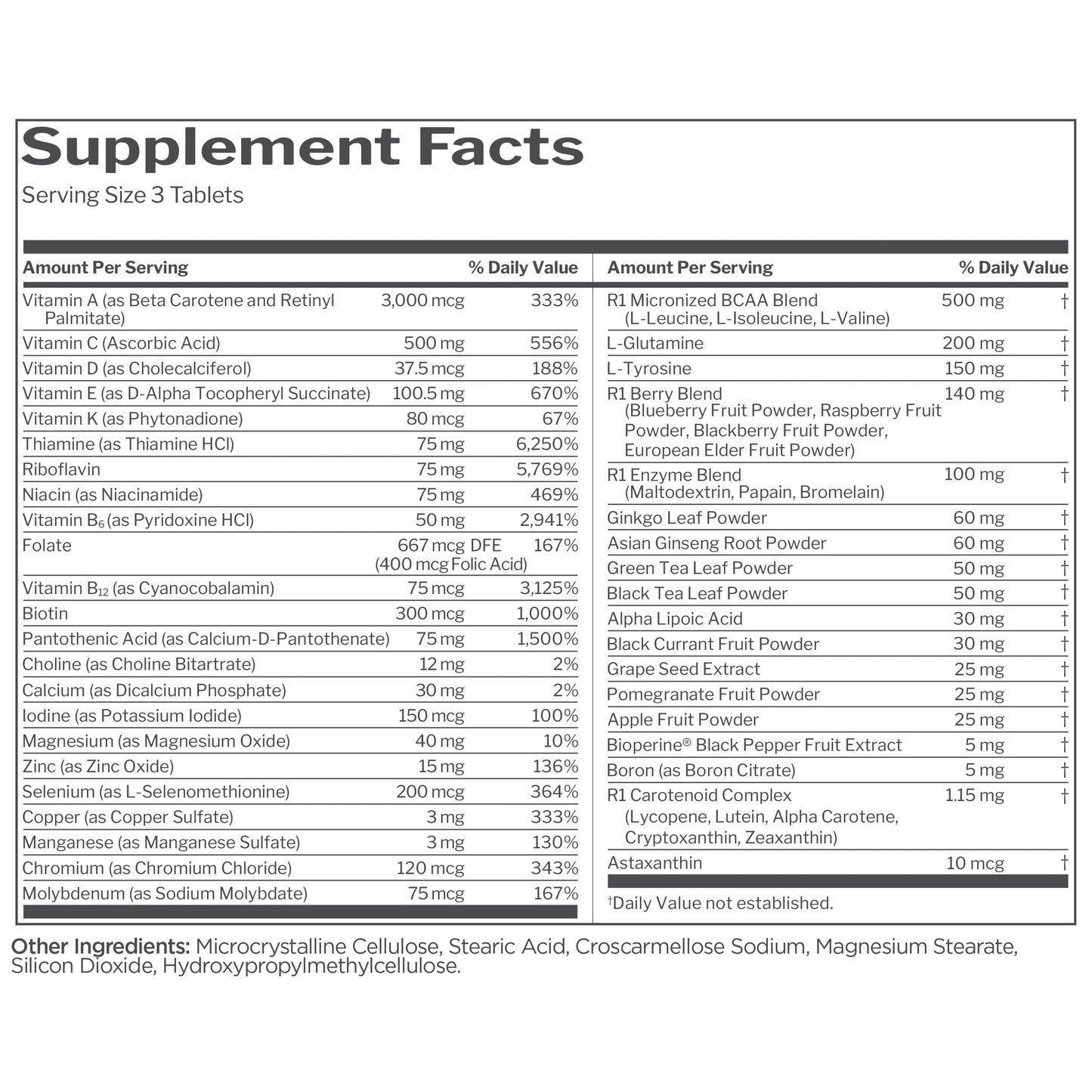 Rule 1 Proteins Men's Daily Multi, 180 Tablets