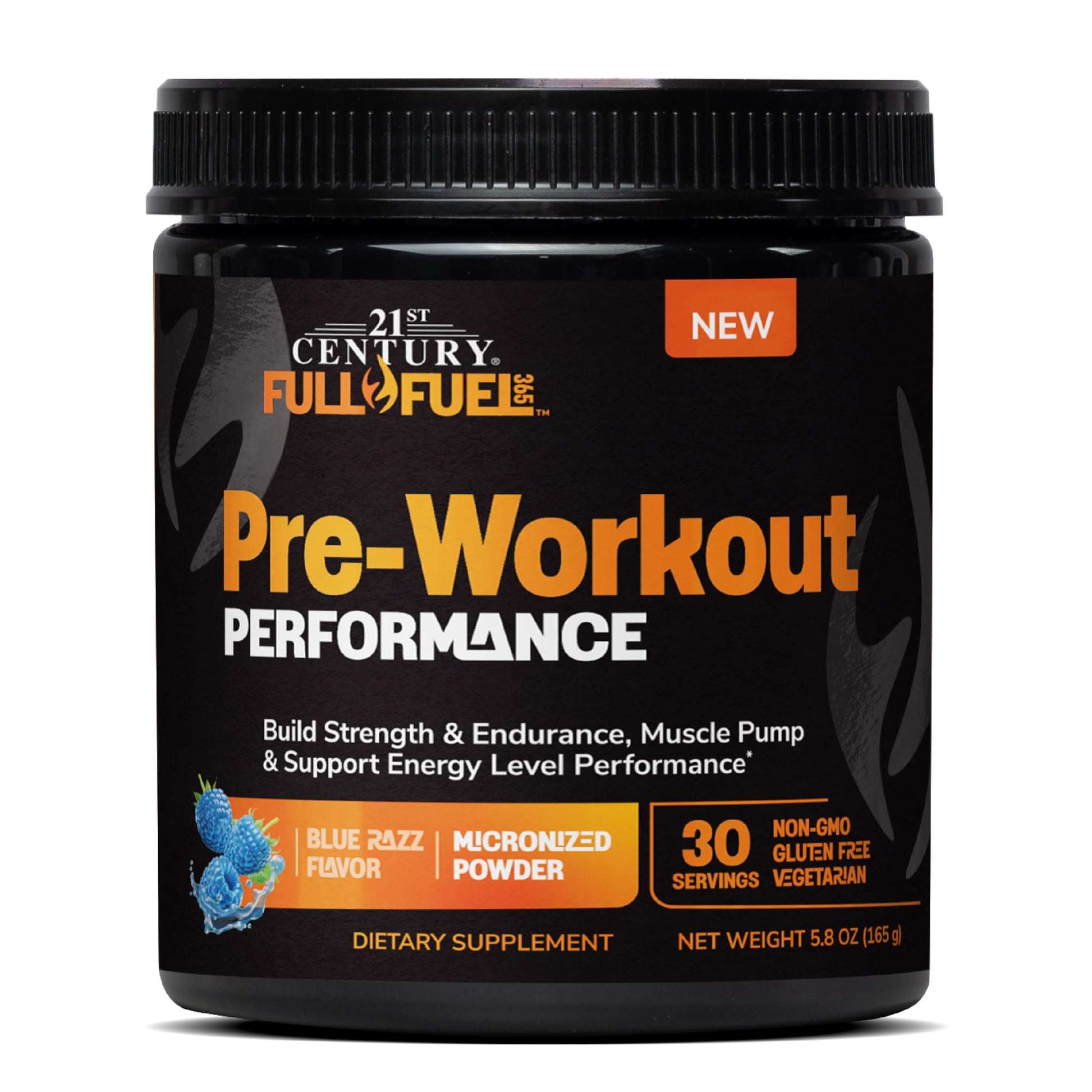 21st Century Full Fuel 365 Pre Workout Powder, 5.8 Ounce