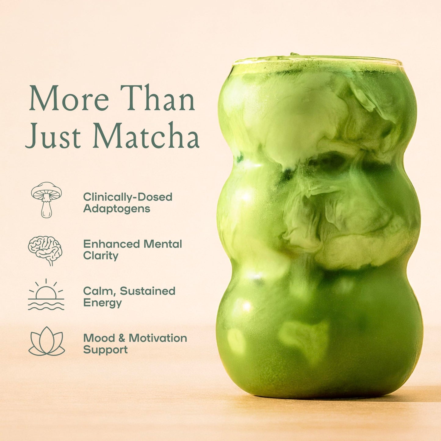 SPACE AND TIME Create Mushroom Matcha Tea Powder 5.25 Ounce