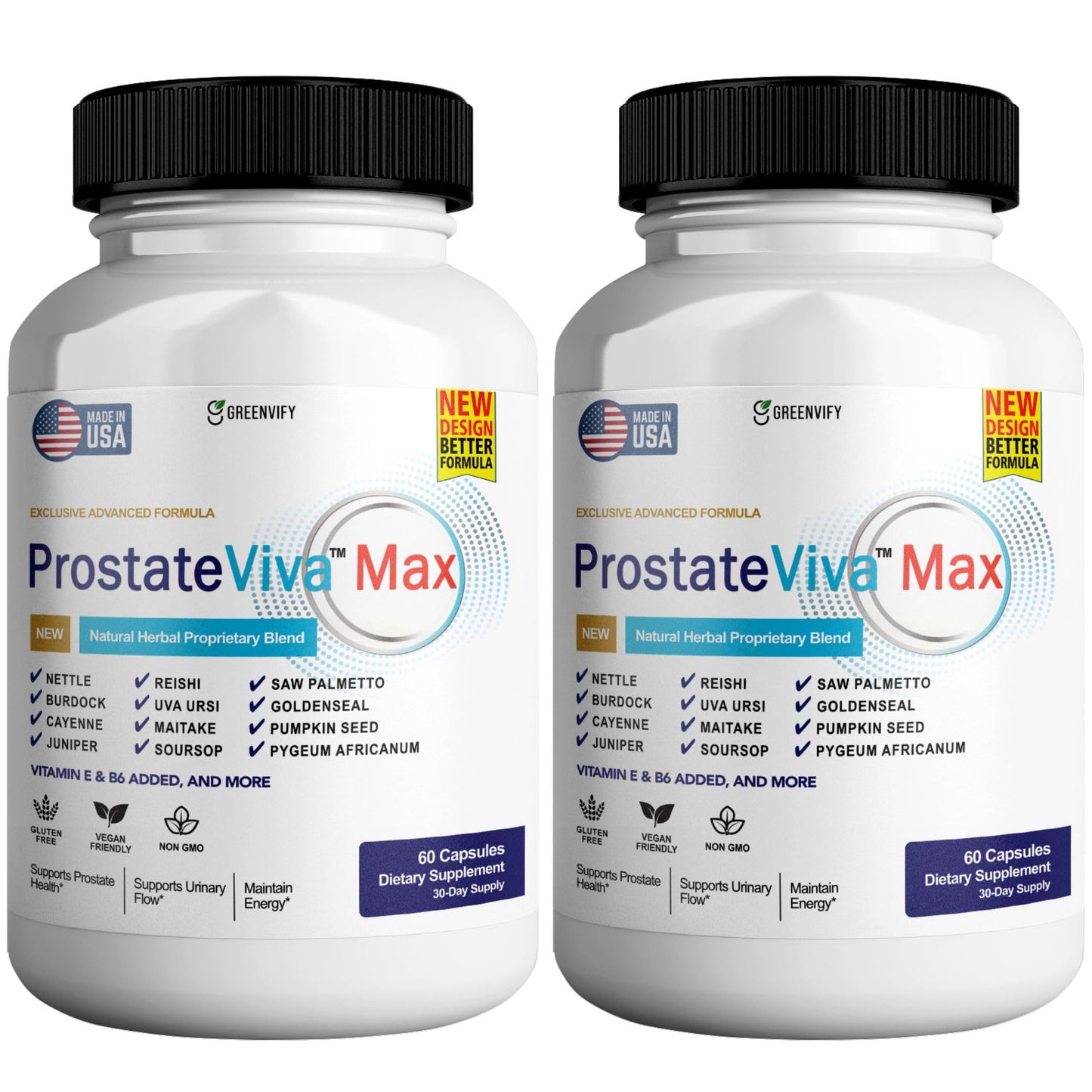 Prostate Viva Max Prostate Supplements for Men Capsules, 120 Count