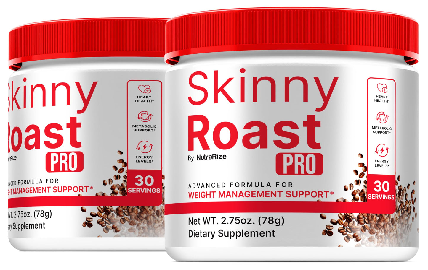 NutraRize Skinny Roast Pro Powder 5.5 oz (Pack of 2)
