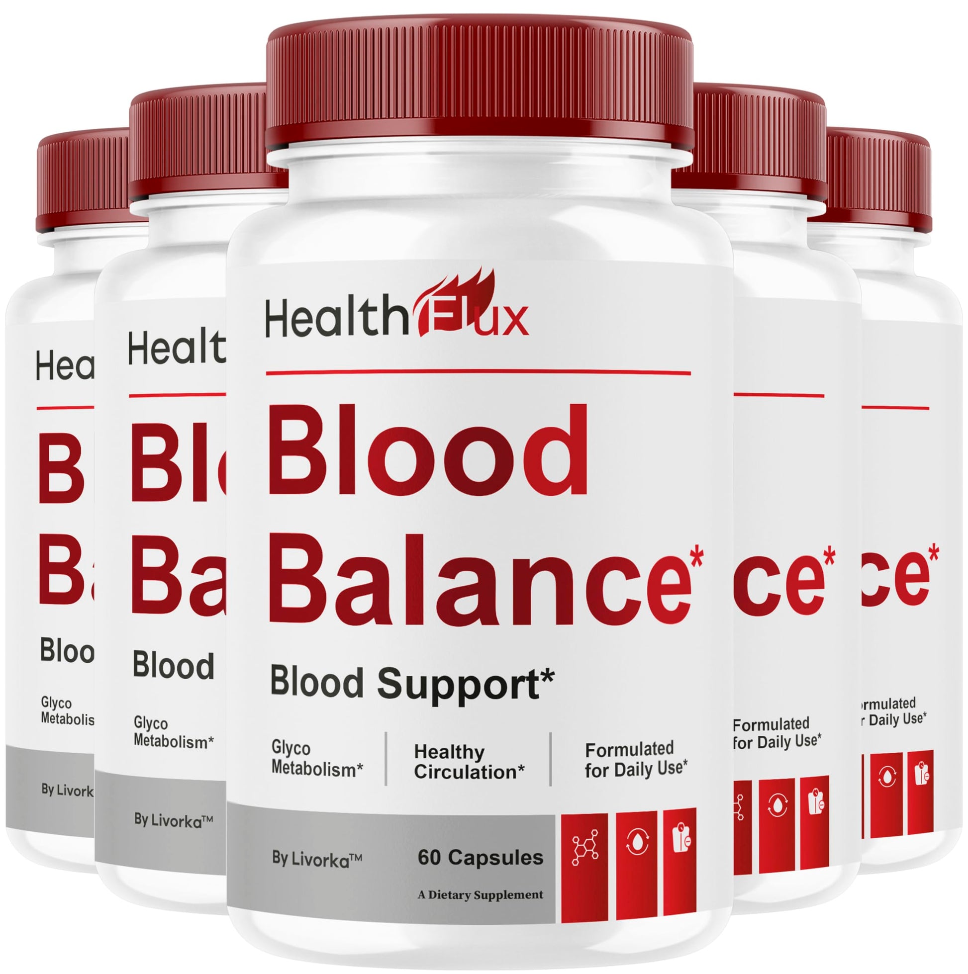 LIVORKA Health Flux Balance Support Capsules, 300 Count