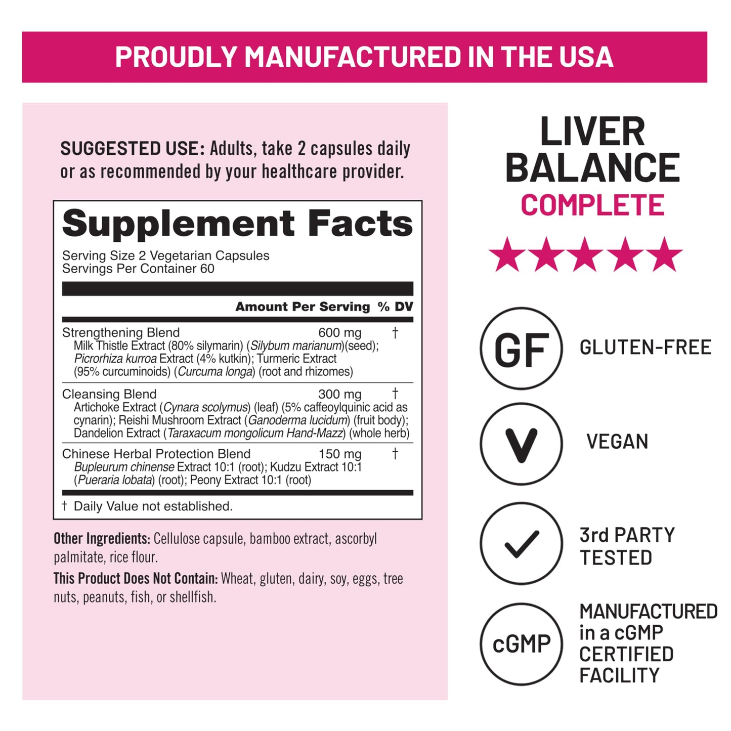 NatureWise Liver Balance Detox Supplement - Triple Repair Formula, Capsules, 120 Count
