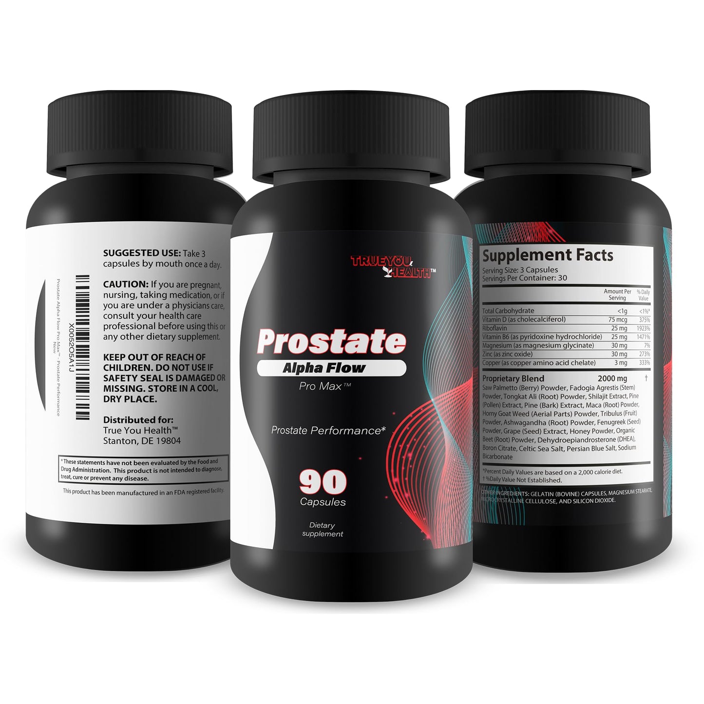 True You Health Prostate AlphaFlow Pro Max Capsule 90 Count