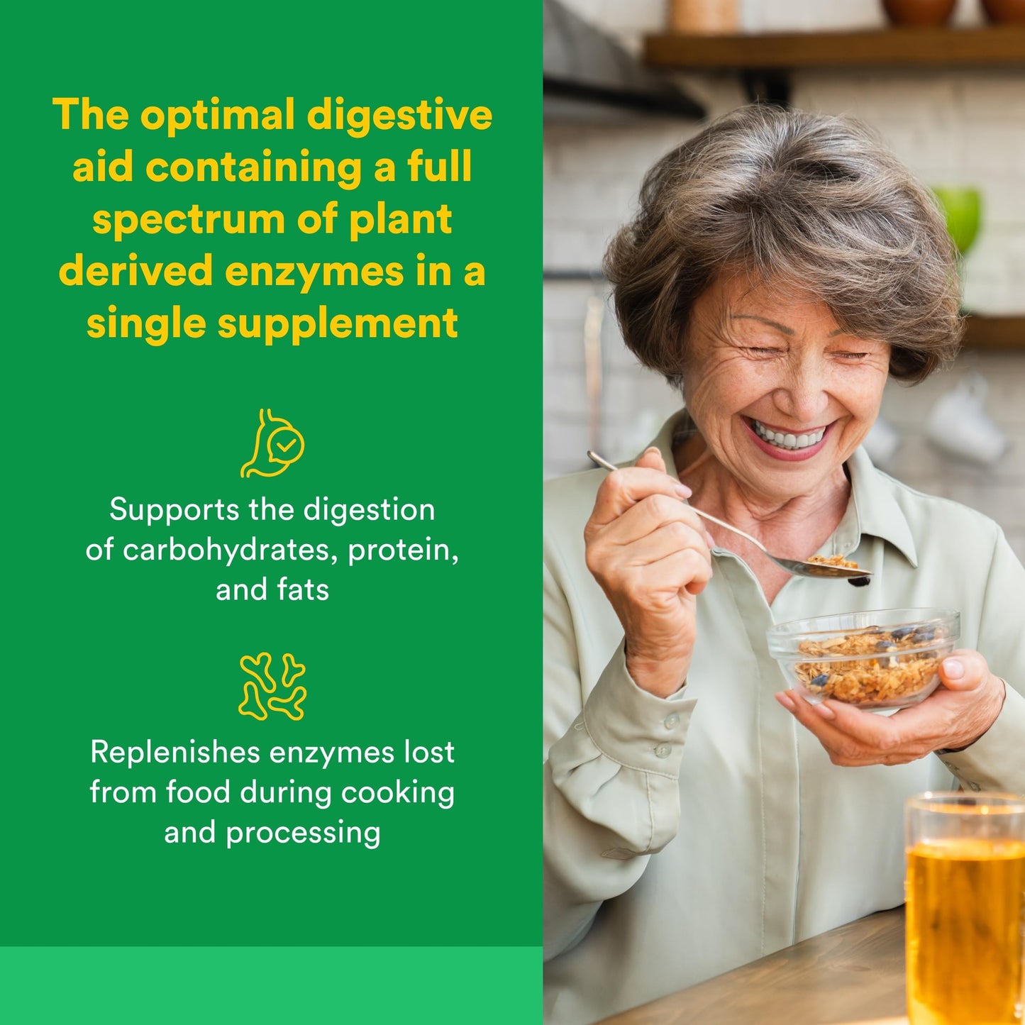 Natural Factors High Potency Multi Enzyme Vegetarian Formula Capsule 120 Capsules