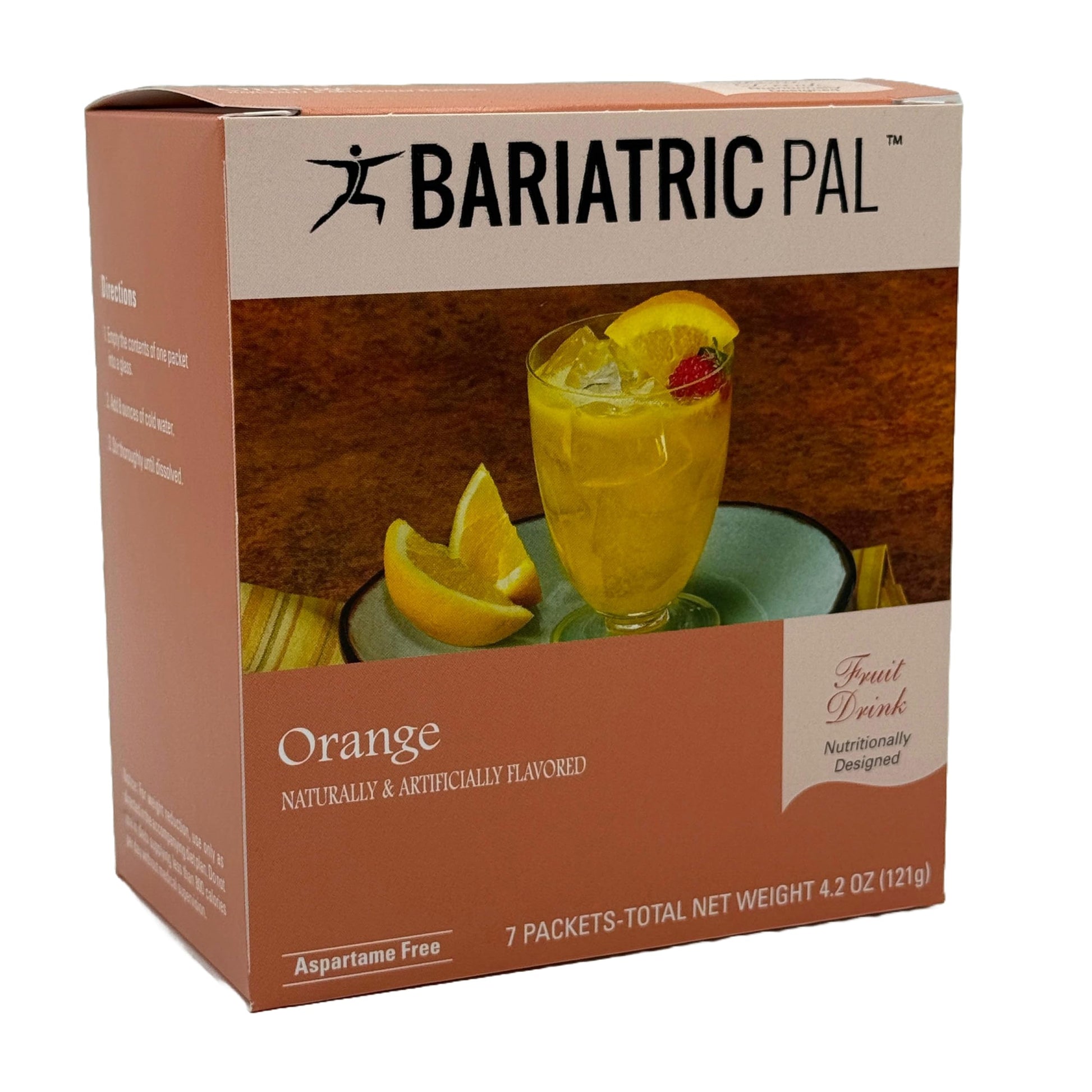 BariatricPal 12g Protein Aspartame-Free Fruit Drink - Orange Powder 4.2 oz