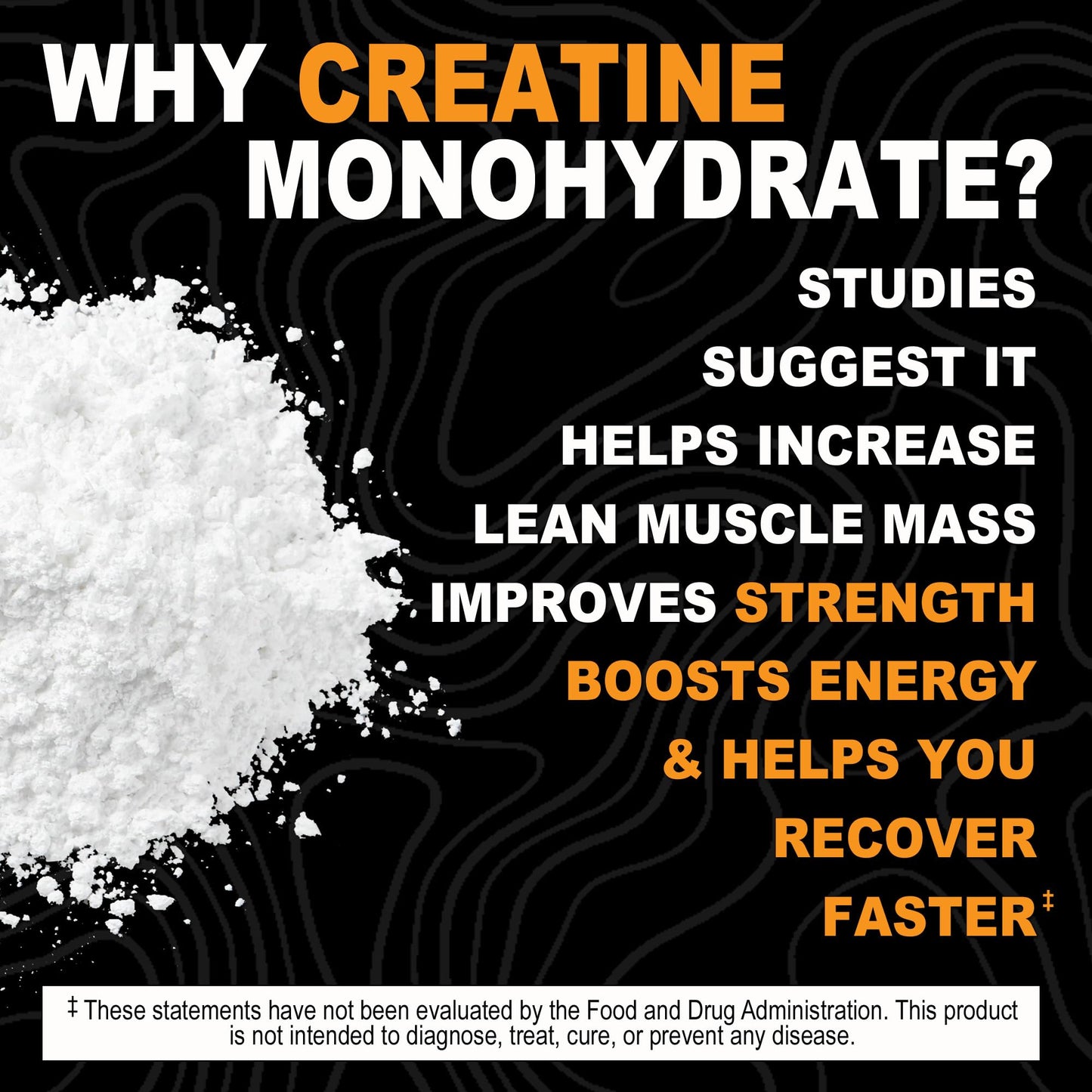 It's Just! Creatine Monohydrate Powder, 17.6 oz