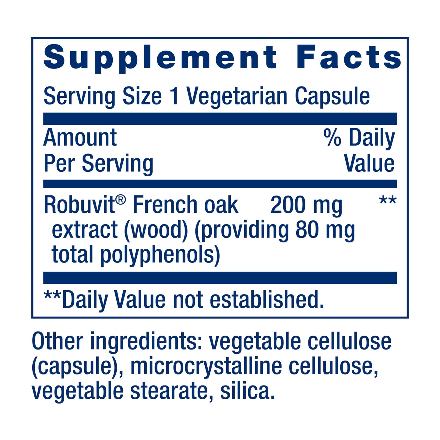 Life Extension EnergyGain French Oak Extract Capsule, 30 Capsules