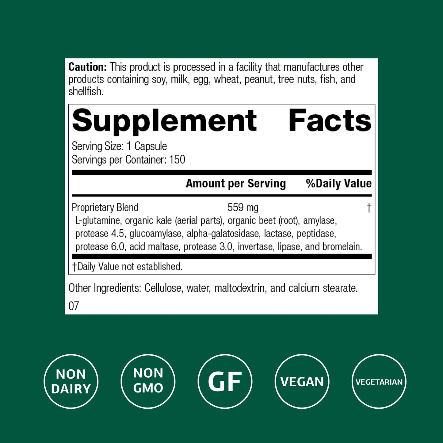 Standard Process Inc. Enzycore Capsules, 150