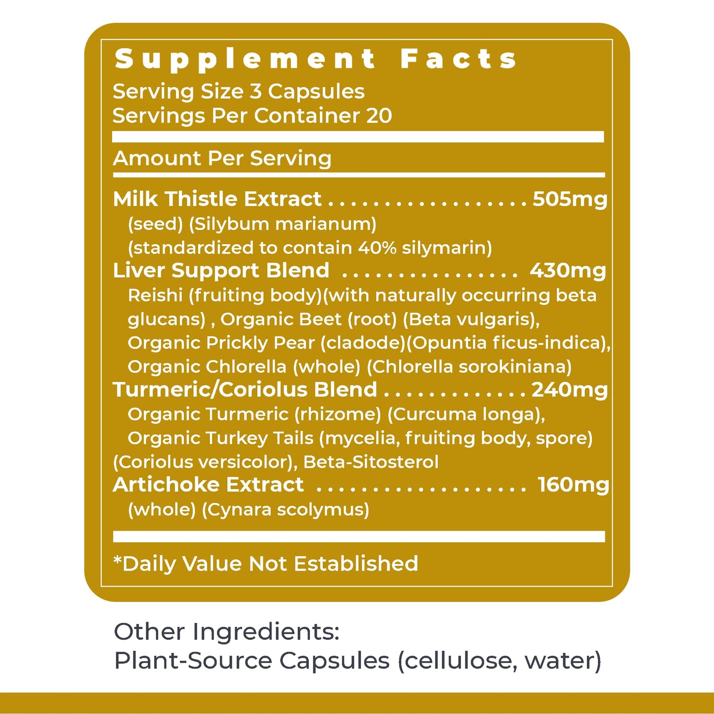 Premier Research Labs HepatoVen Milk Thistle Liver Support with Artichoke Extract Capsules, 60 Count